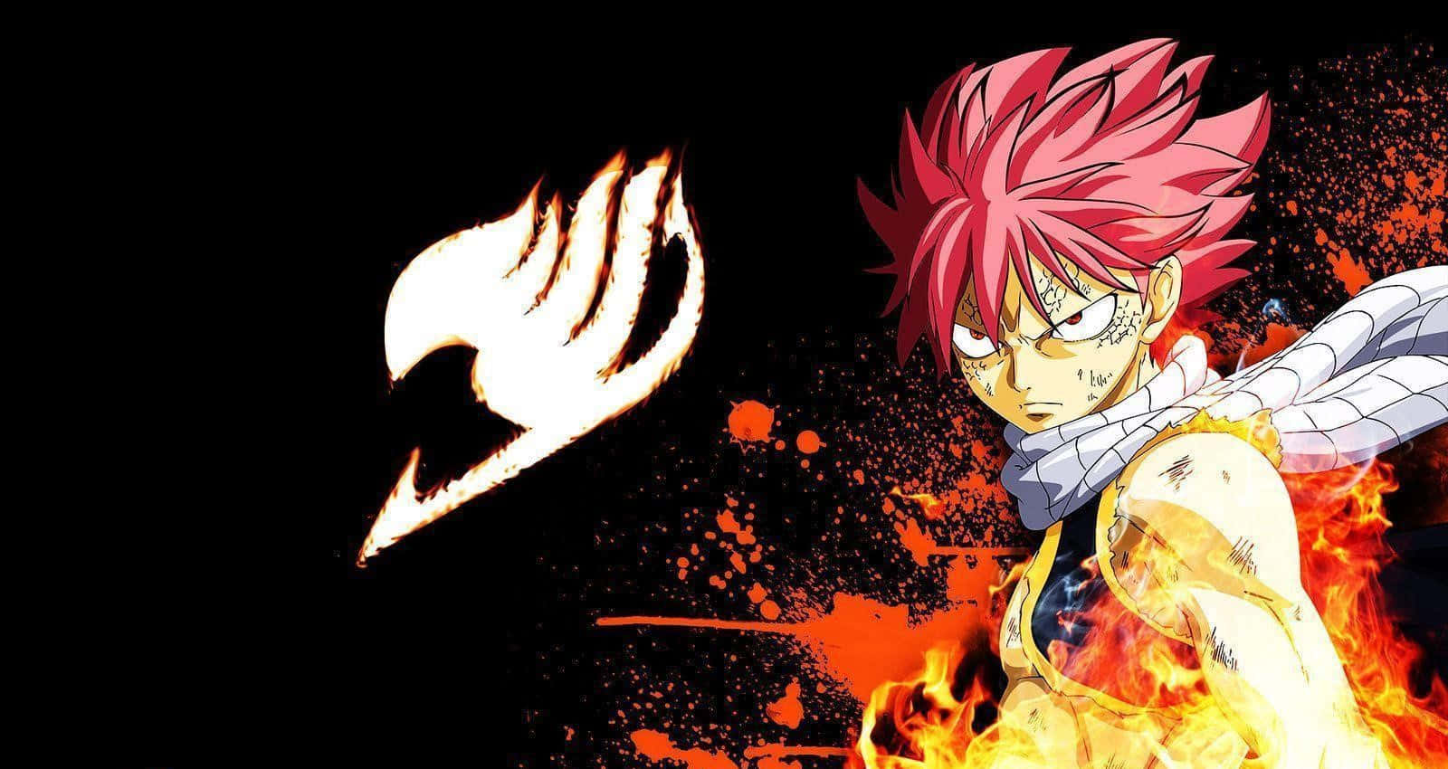 The Fiery Dragon Slayer - Natsu Dragneel Background