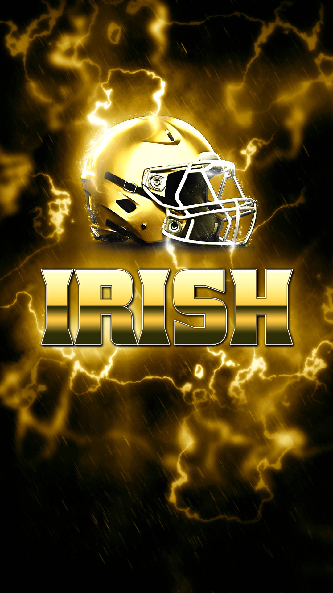The Fighting Irish Devotion For Notre Dame Football Background