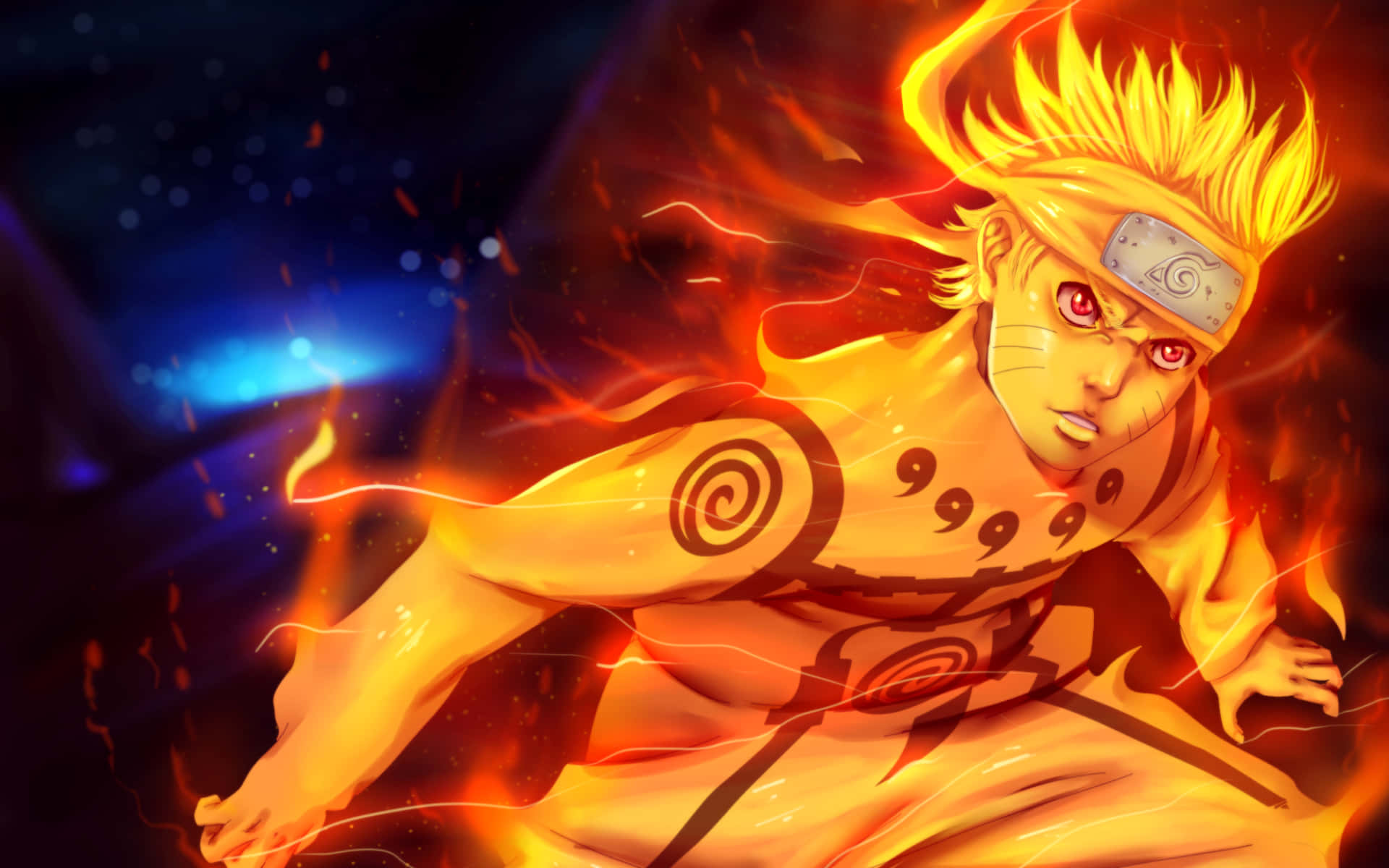 The Fire Of Will: Naruto's Undying Inspiration For Greatness Background