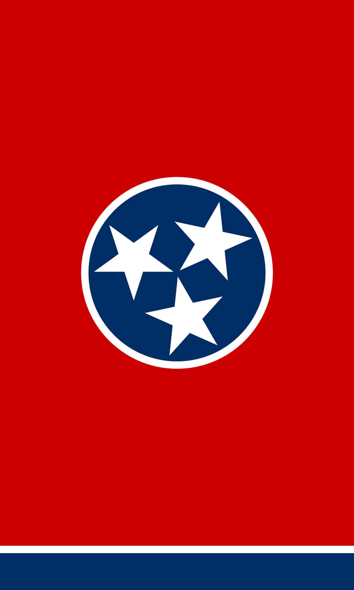 The Flag Of Tennessee - Representing The Pride Of The Volunteer State Background
