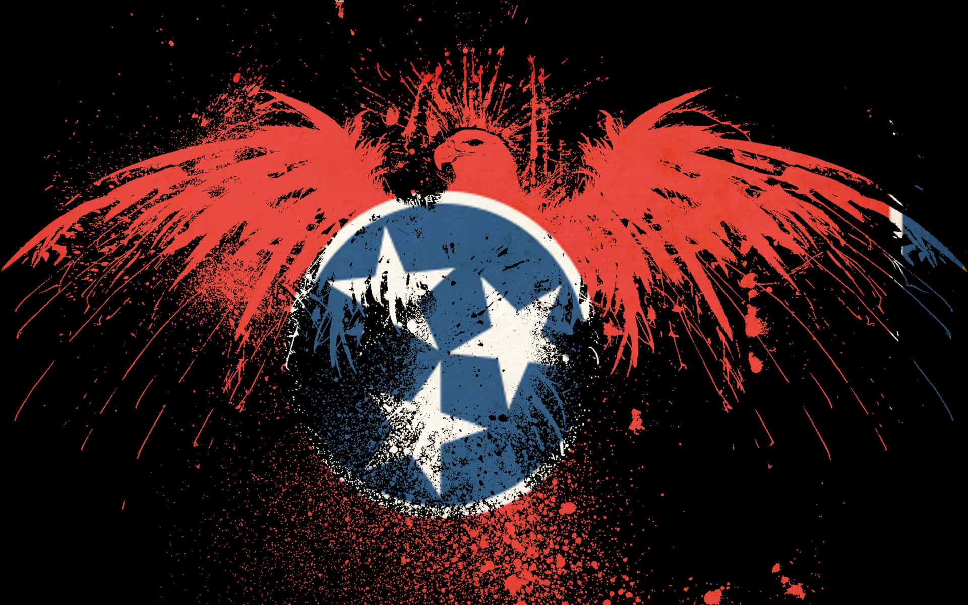 The Flag Of The Volunteer State Of Tennessee