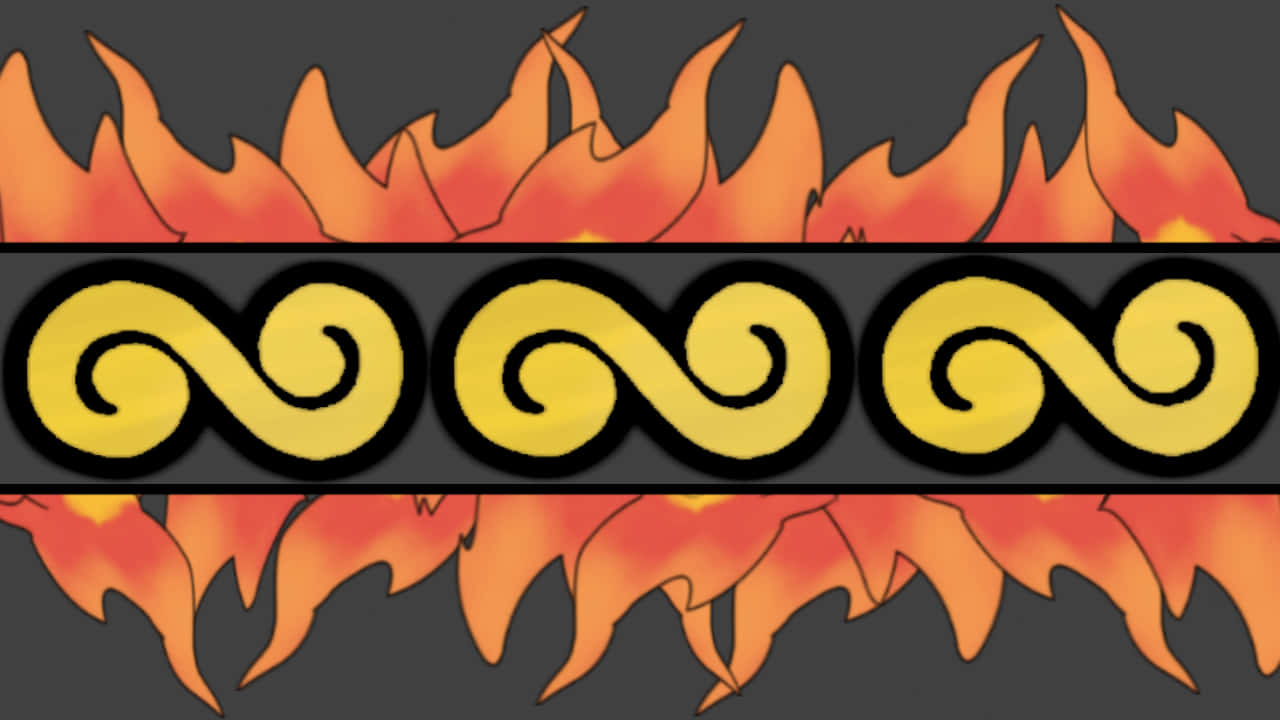 The Flame Prints In Emboar's Body Background