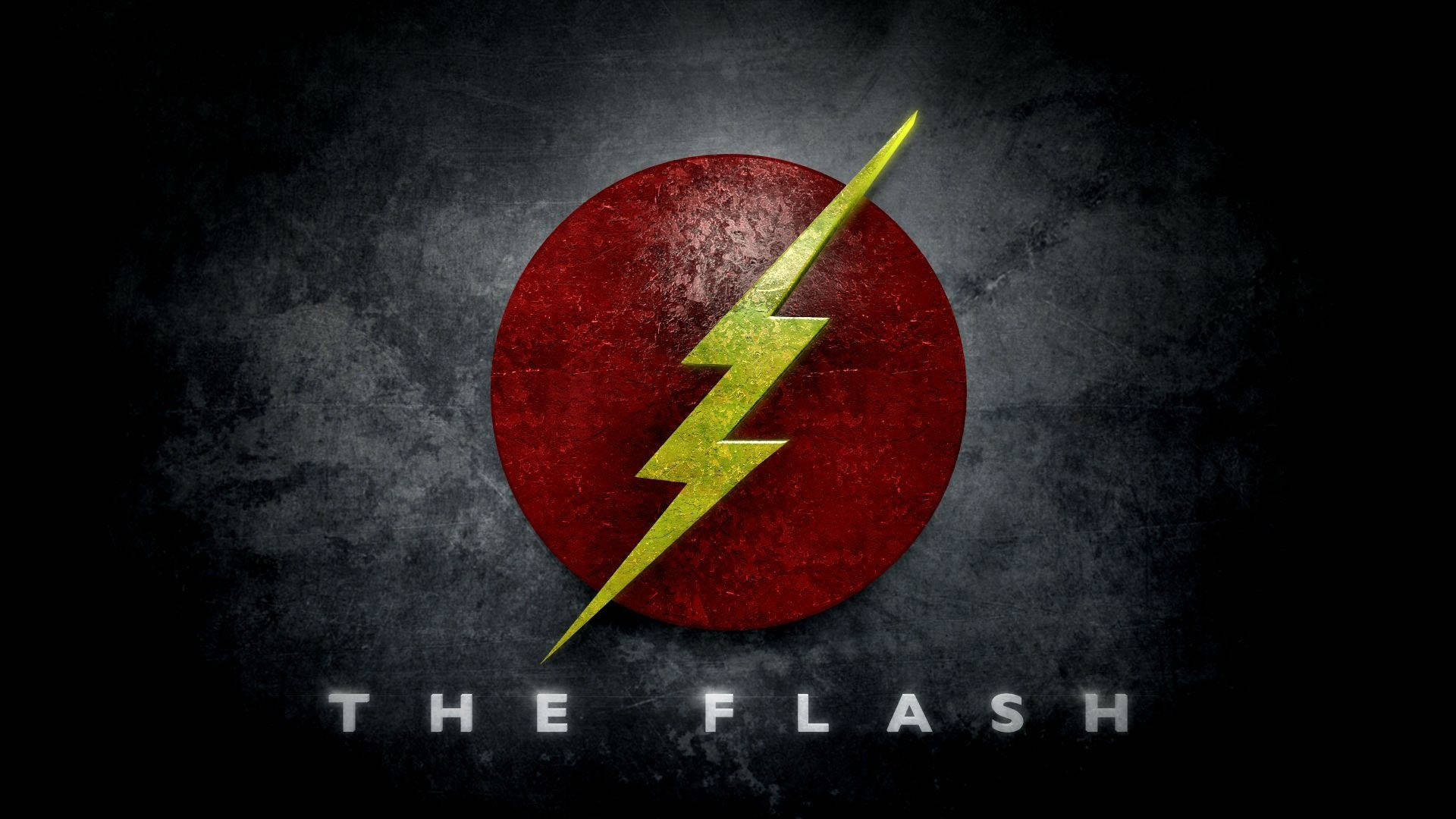 The Flash 4k Dark Logo Background