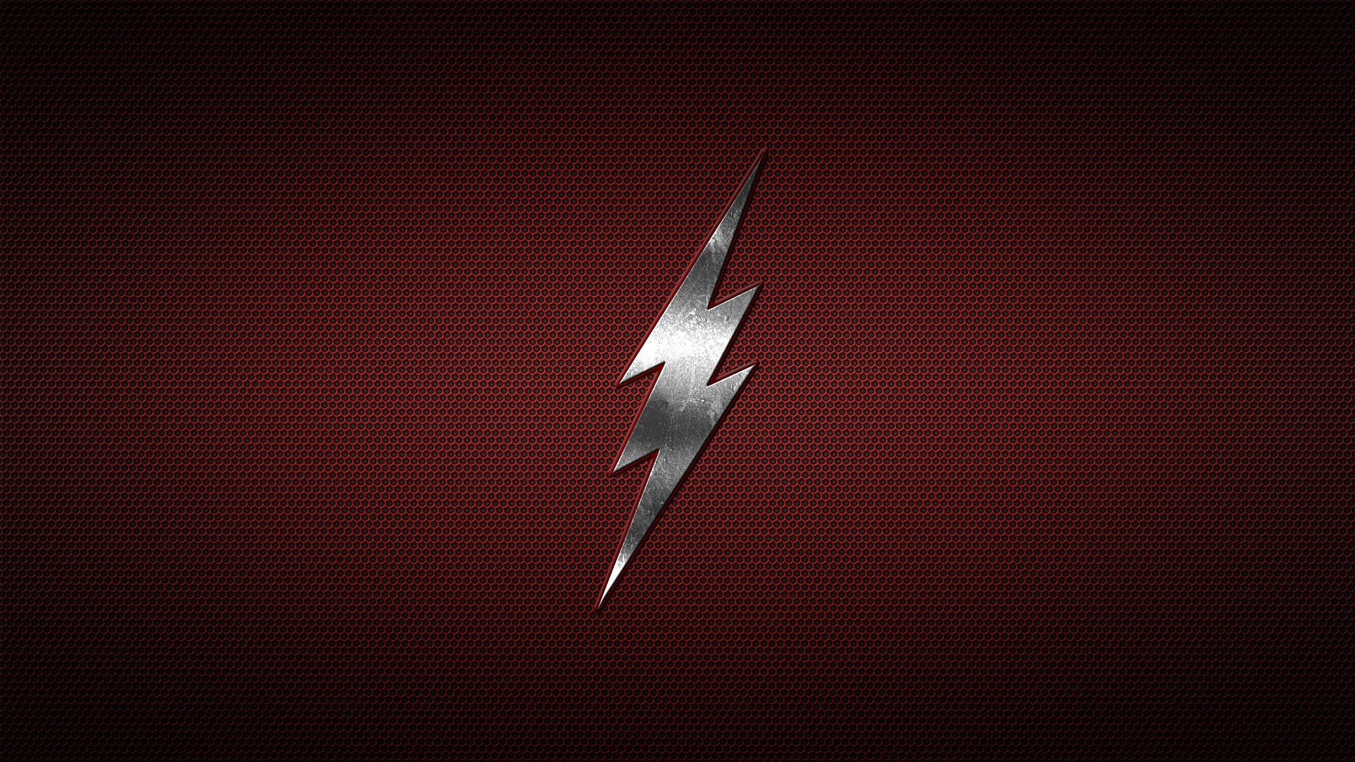 The Flash 4k Minimalist Logo Background
