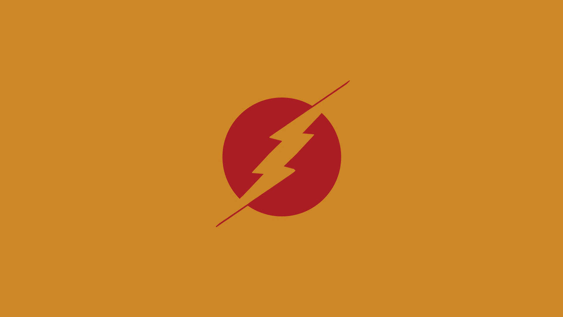 The Flash 4k Red And Mustard Background