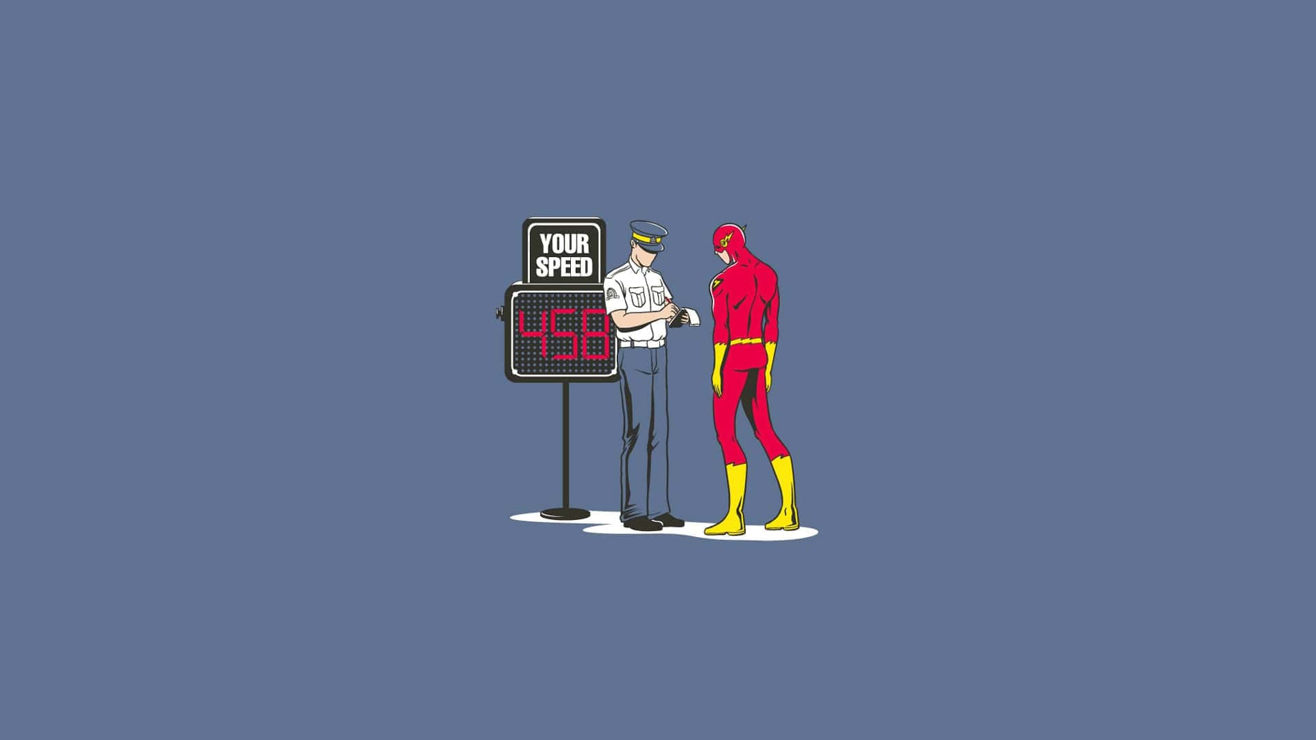 The Flash And The Flash Hd Wallpaper