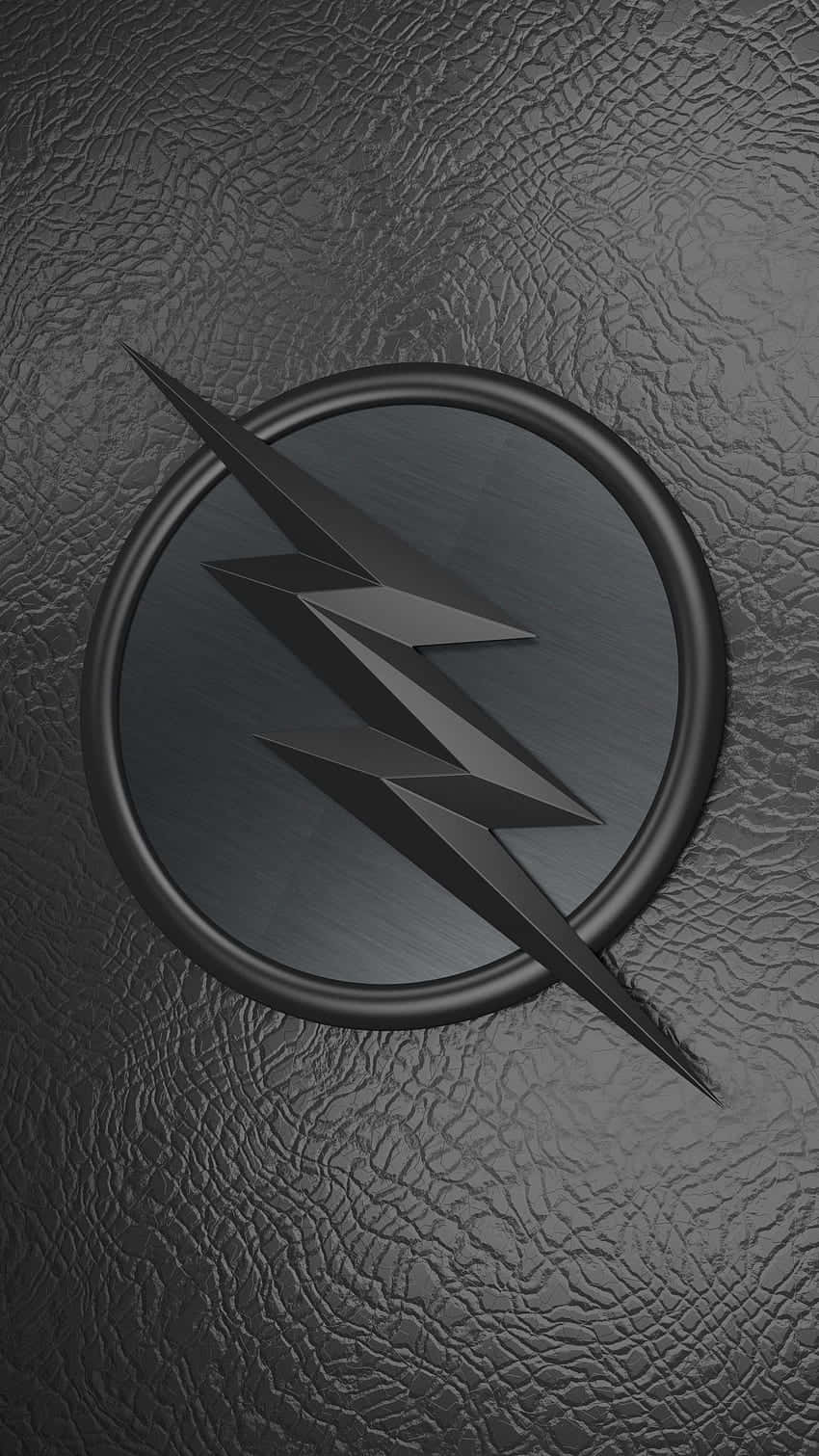 The Flash Emblemon Black Texture Background