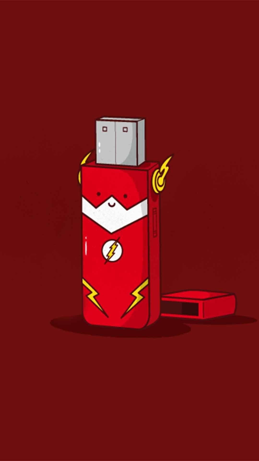 The Flash Iphone Flash Drive Background