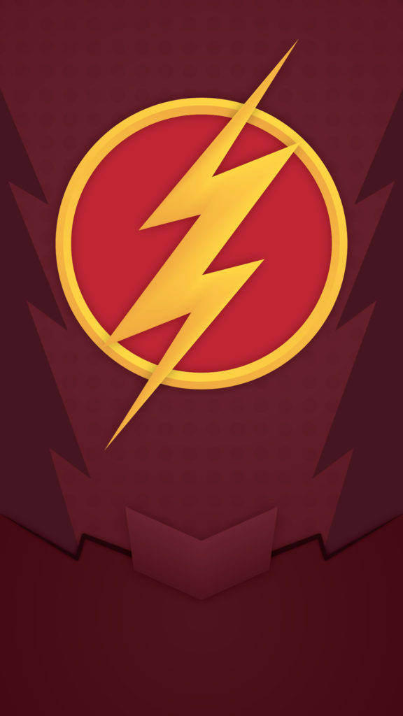 The Flash Iphone Logo Background