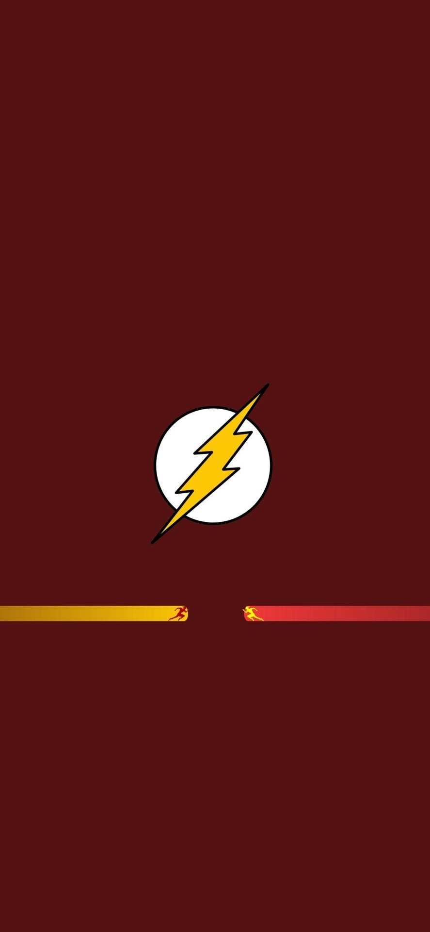 The Flash Iphone Maroon Background