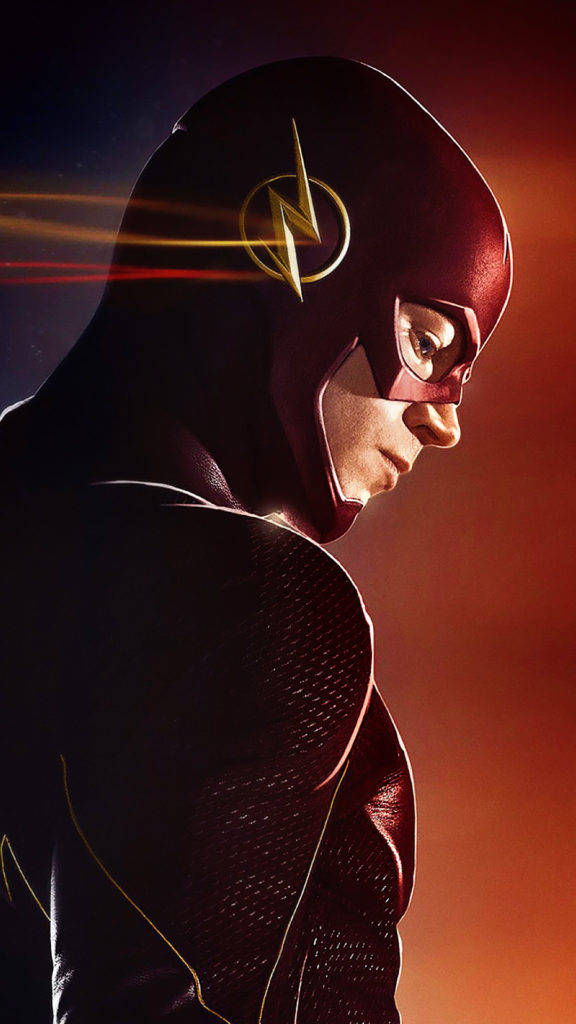 The Flash Iphone Promotional Poster Background