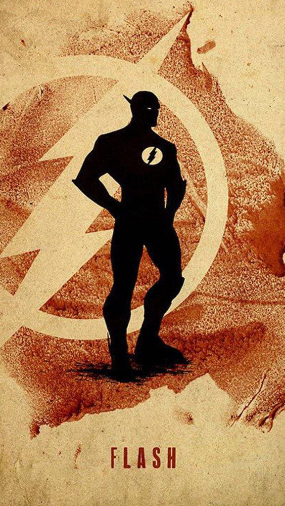 The Flash Iphone Silhouette Background