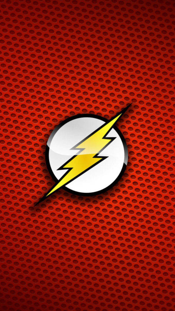 The Flash Iphone Symbol Comic-feel Background