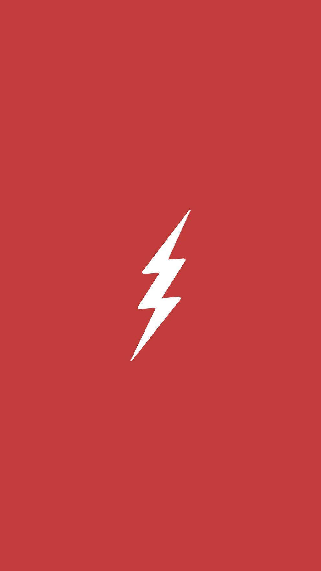 The Flash Iphone White Logo Background