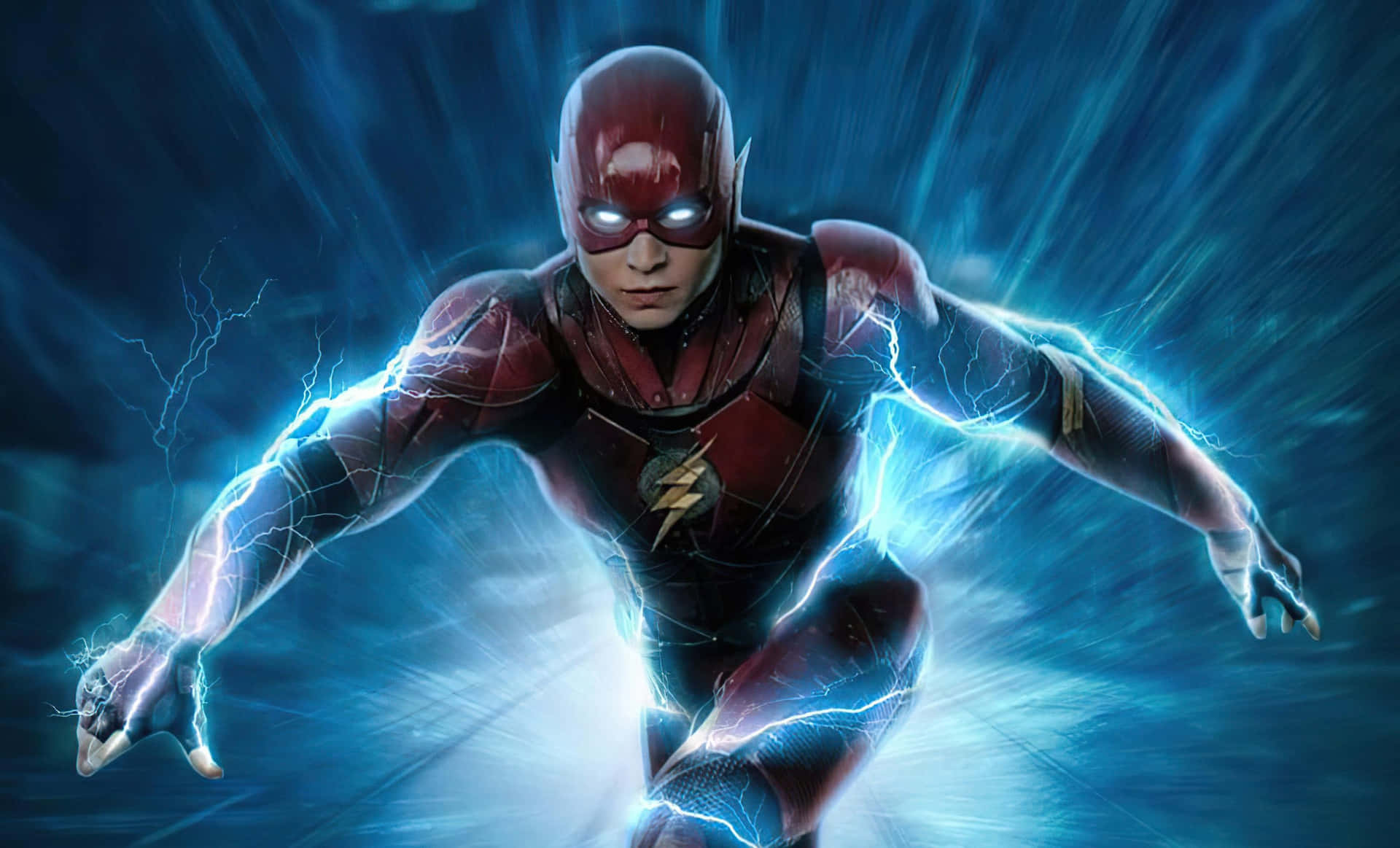 The Flash Is Running Away Background