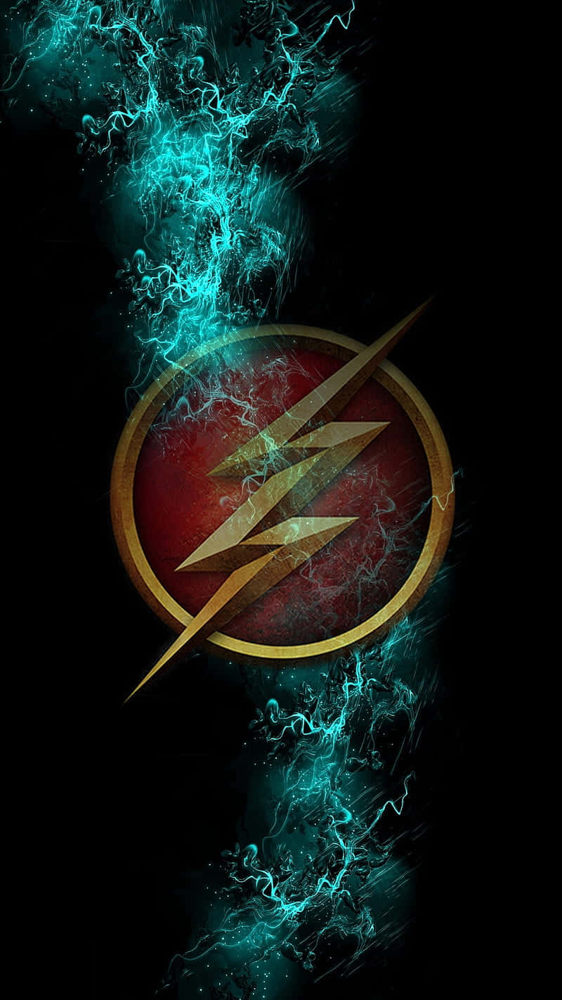 The_ Flash_ Logo_ Electric_ Energy_ Background