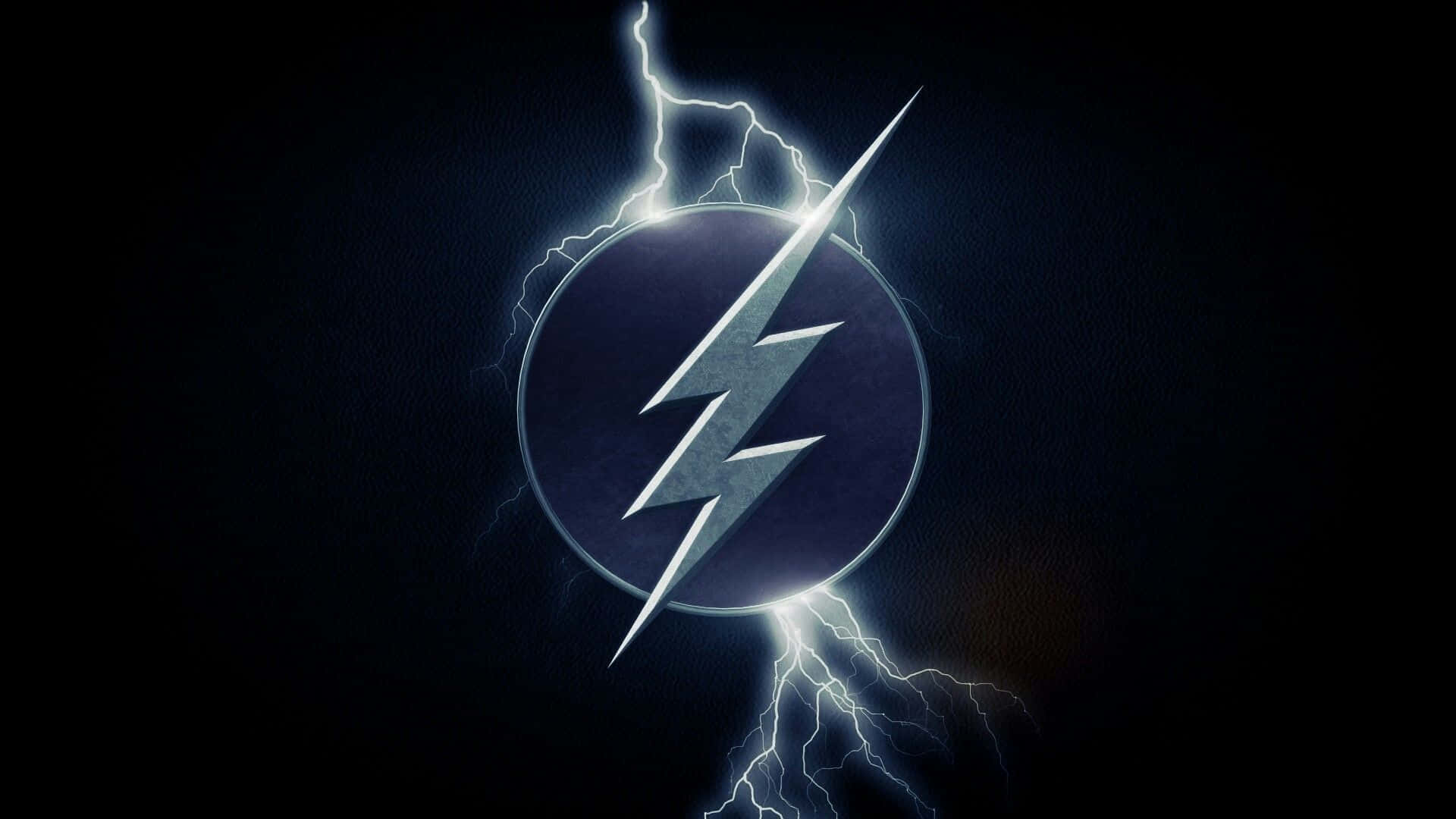 The Flash Logo Lightning Background Background