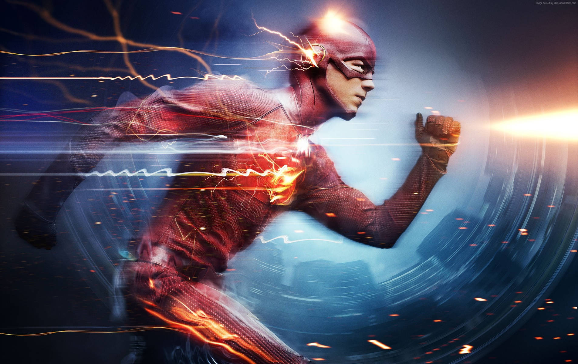 The Flash Movie Barry Allen Lightning Speed Background