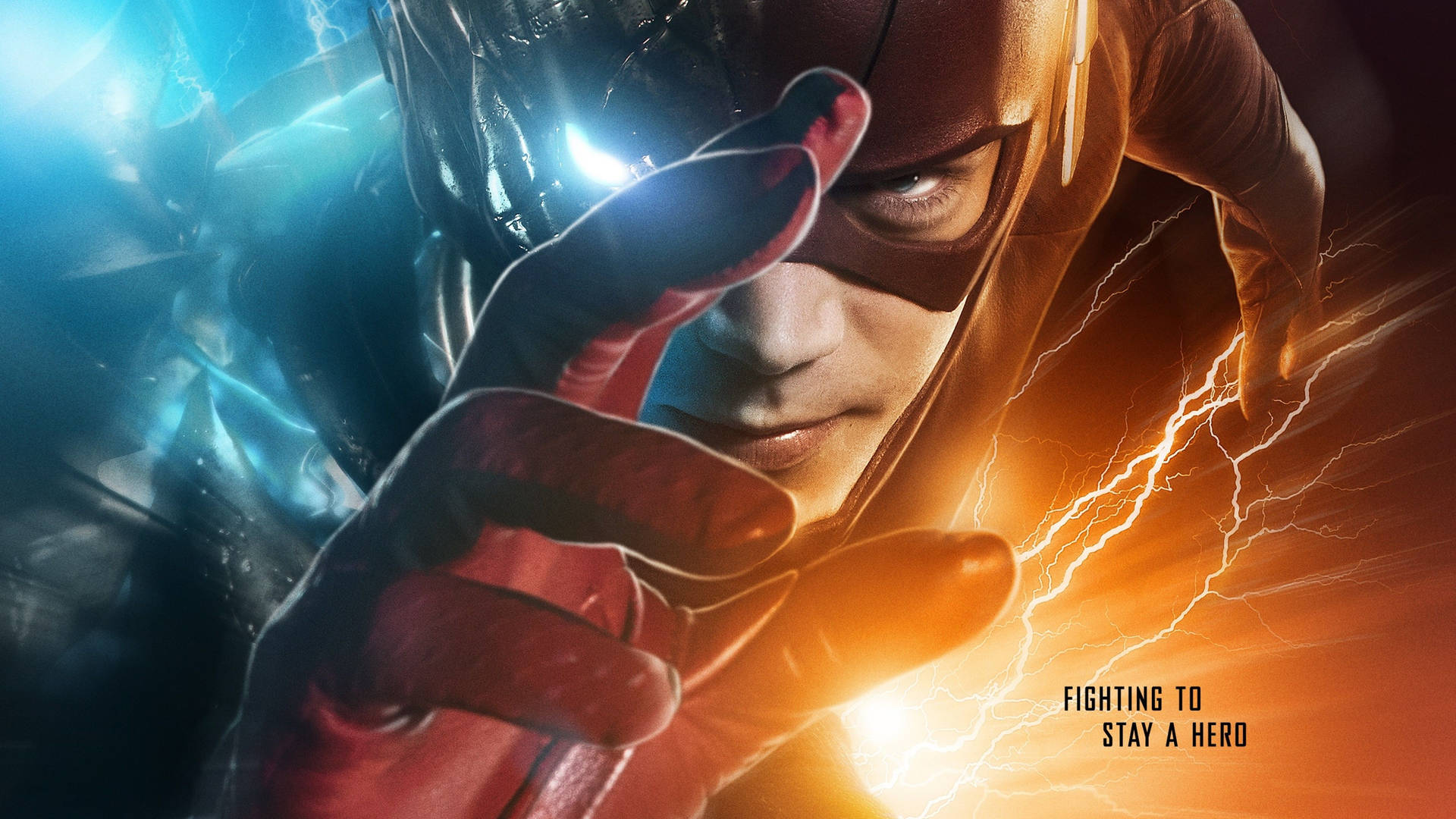 The Flash Season 3 Grant Gustin Background