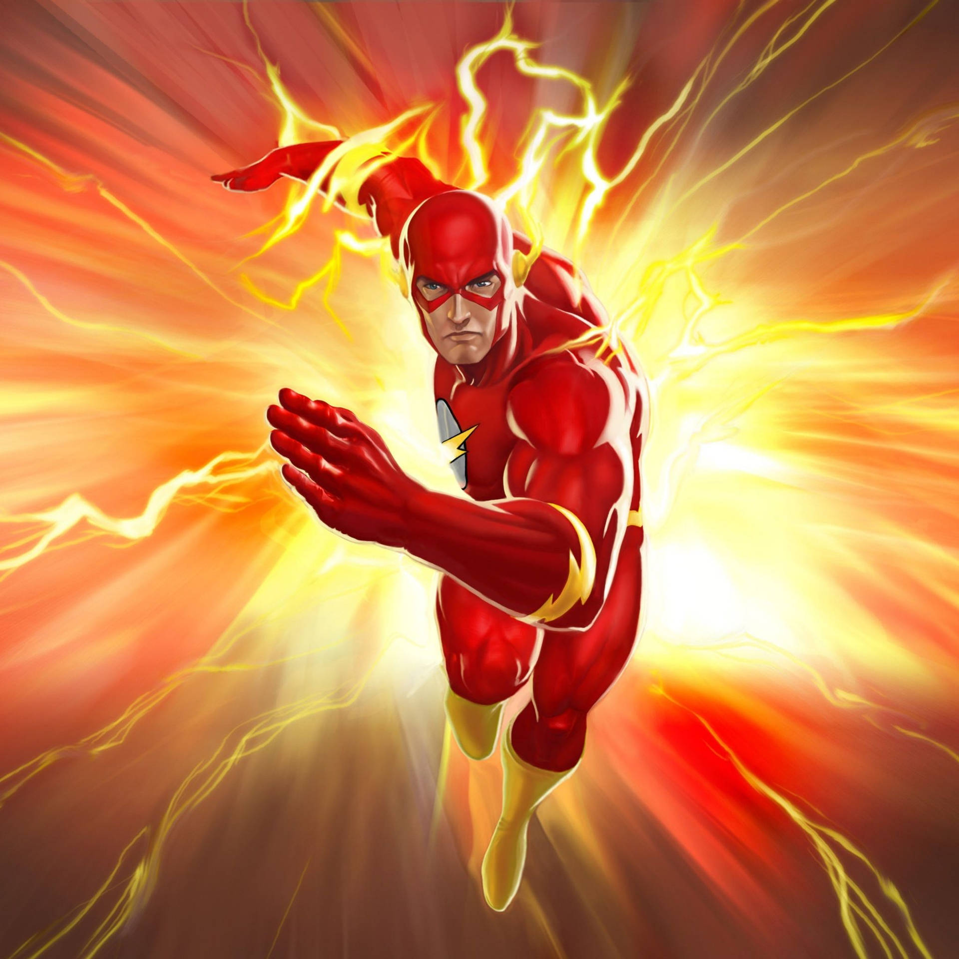 The Flash Speeding Fast