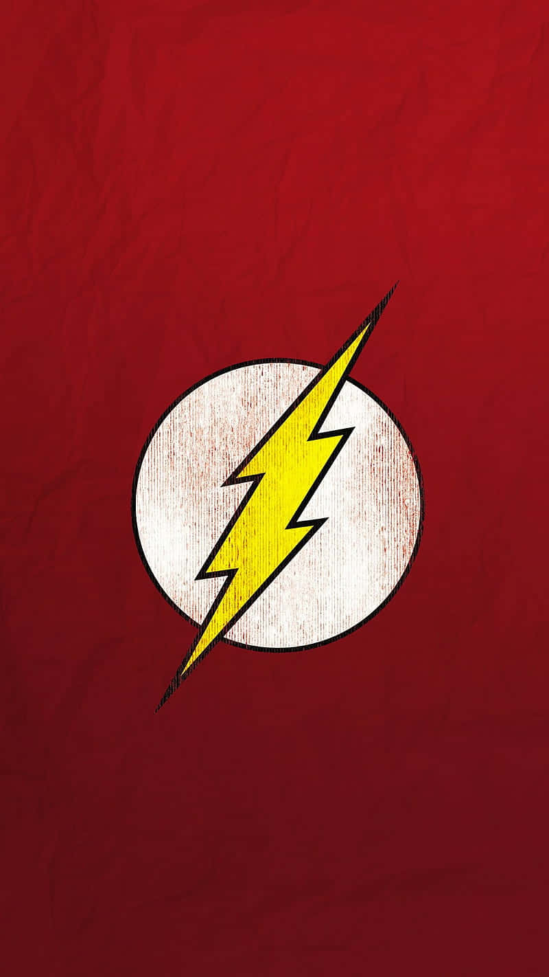 The_ Flash_ Symbol_on_ Red_ Background.jpg Background