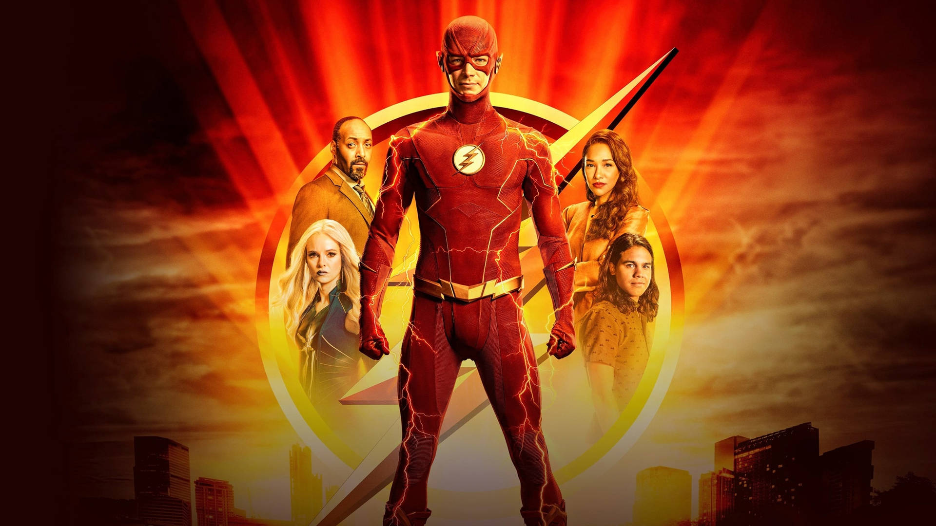 The Flash Tv Movie Poster Art Background