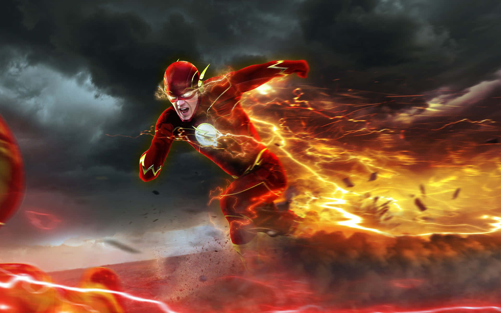 The Flash Tv Series Wallpaper Background