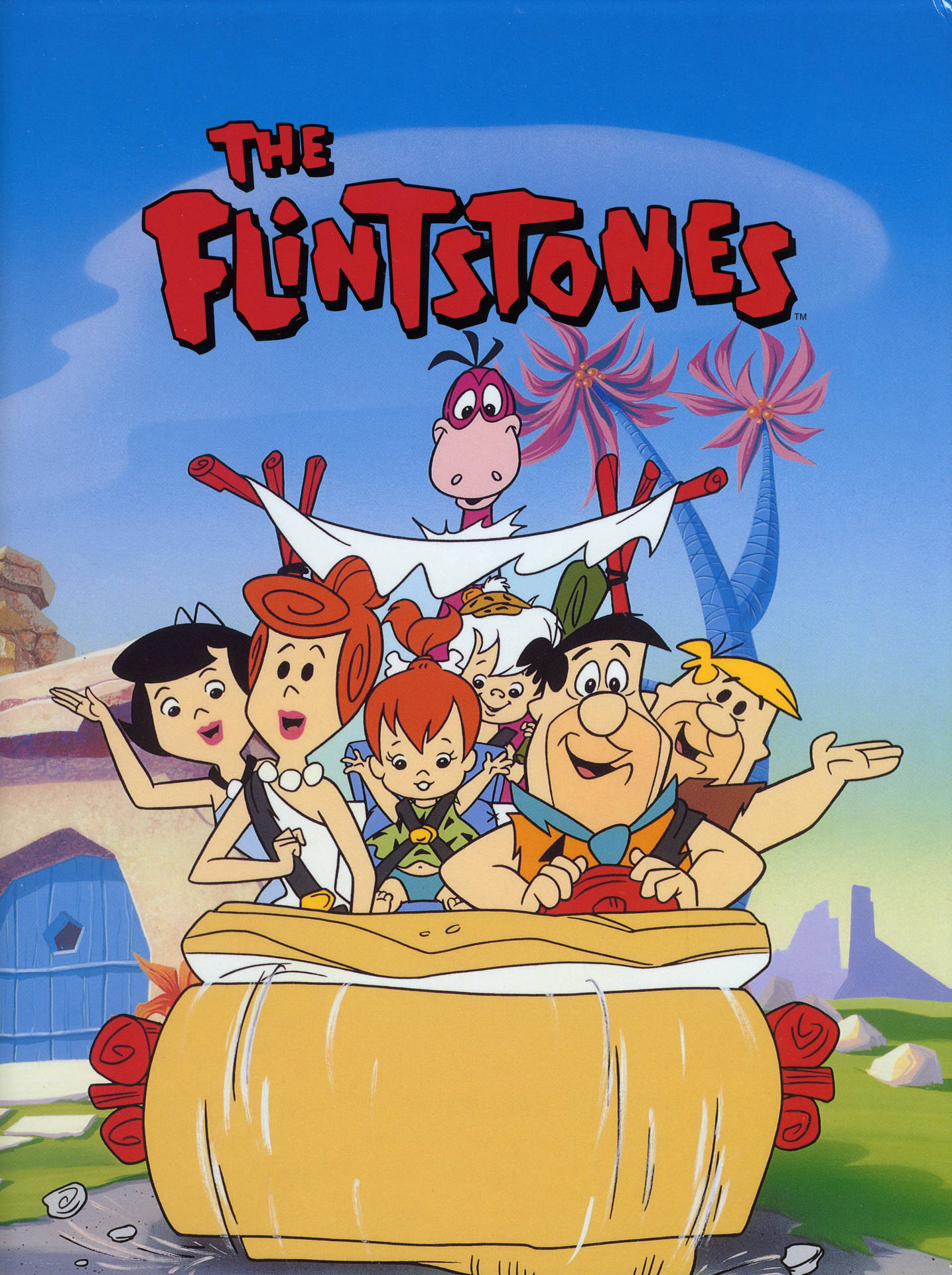 The Flintstones Cartoon Poster Background