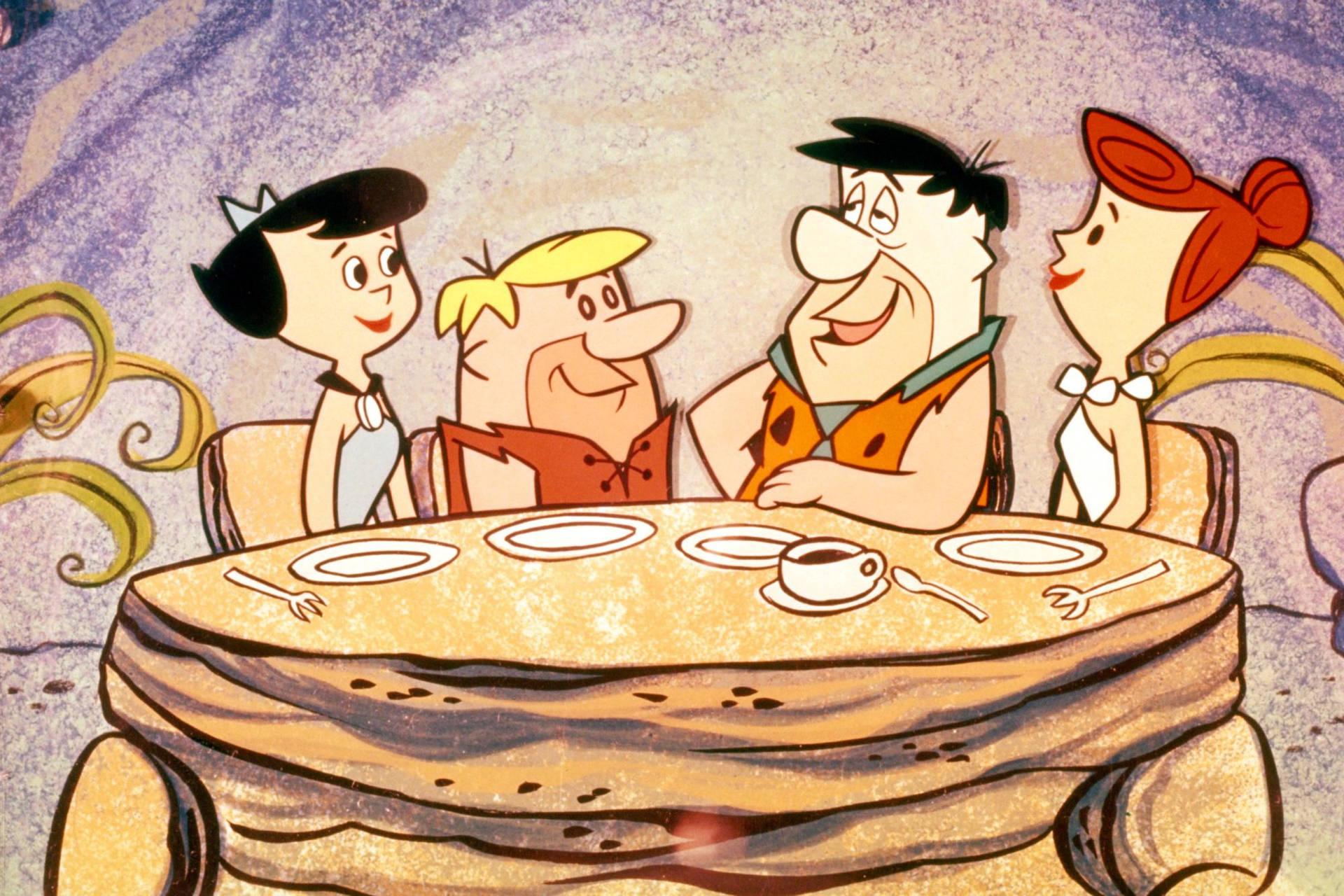 The Flintstones Dinner Background