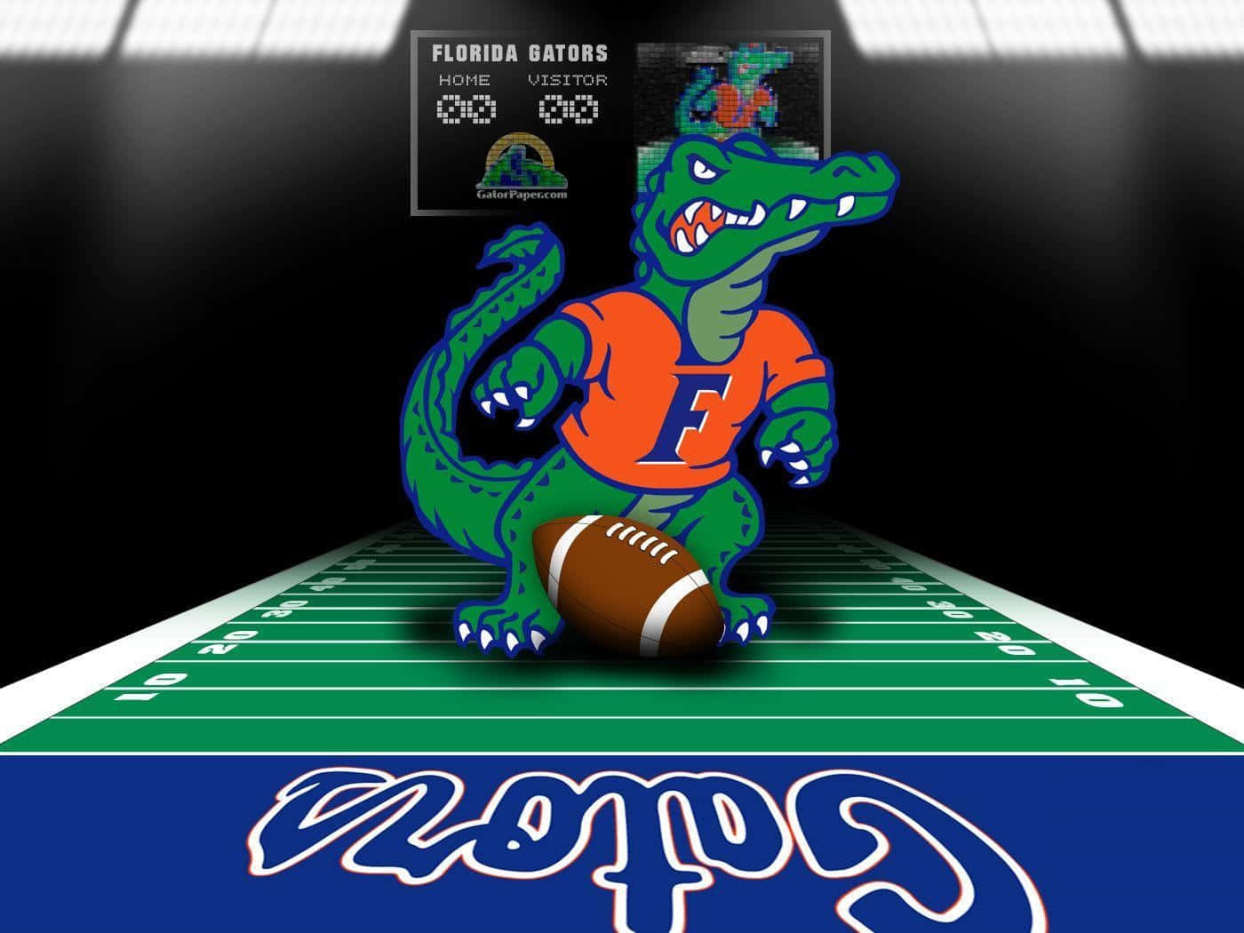 The Florida Gators Nike Logo Background