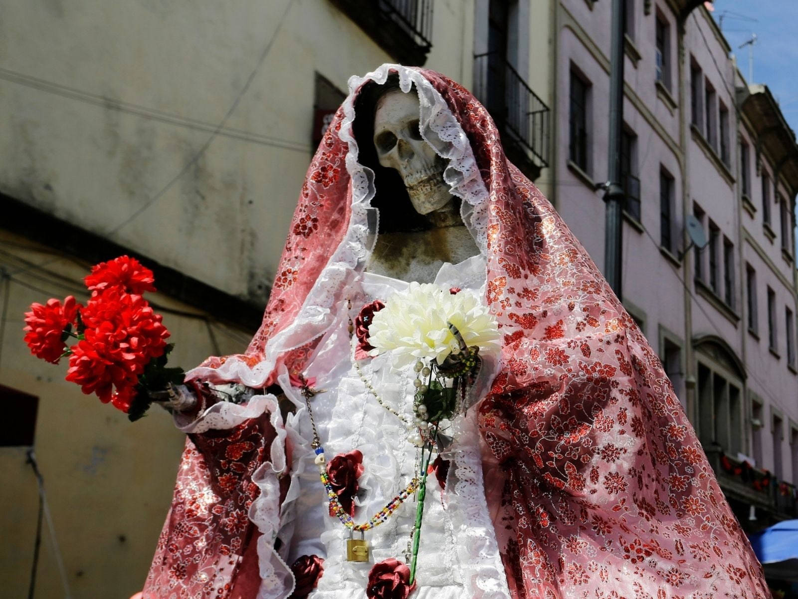 “the Folk Saint Of Mexico, Santa Muerte” Background