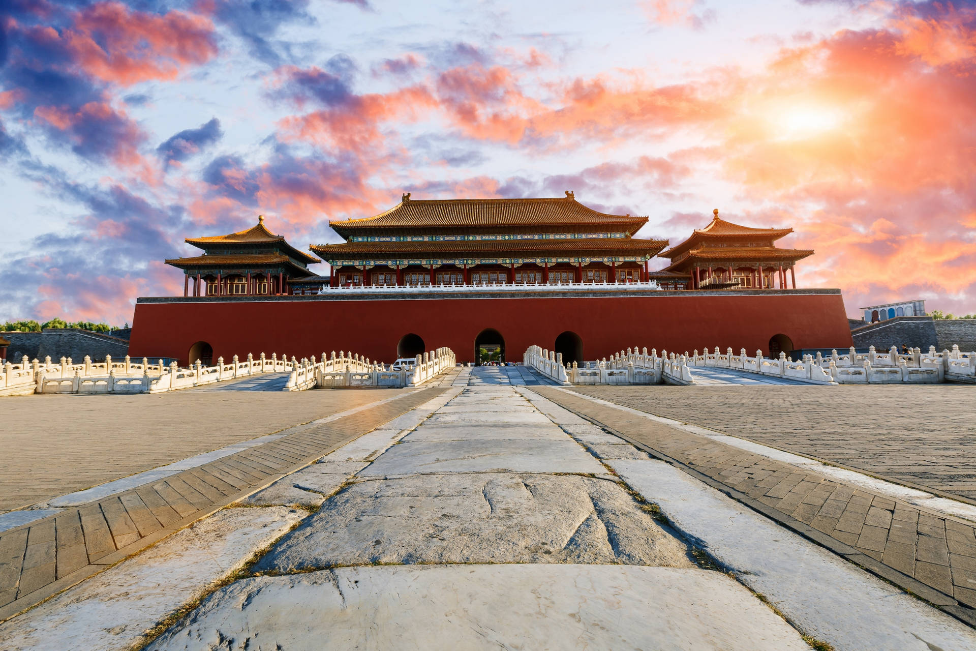 The Forbidden City Of China Background