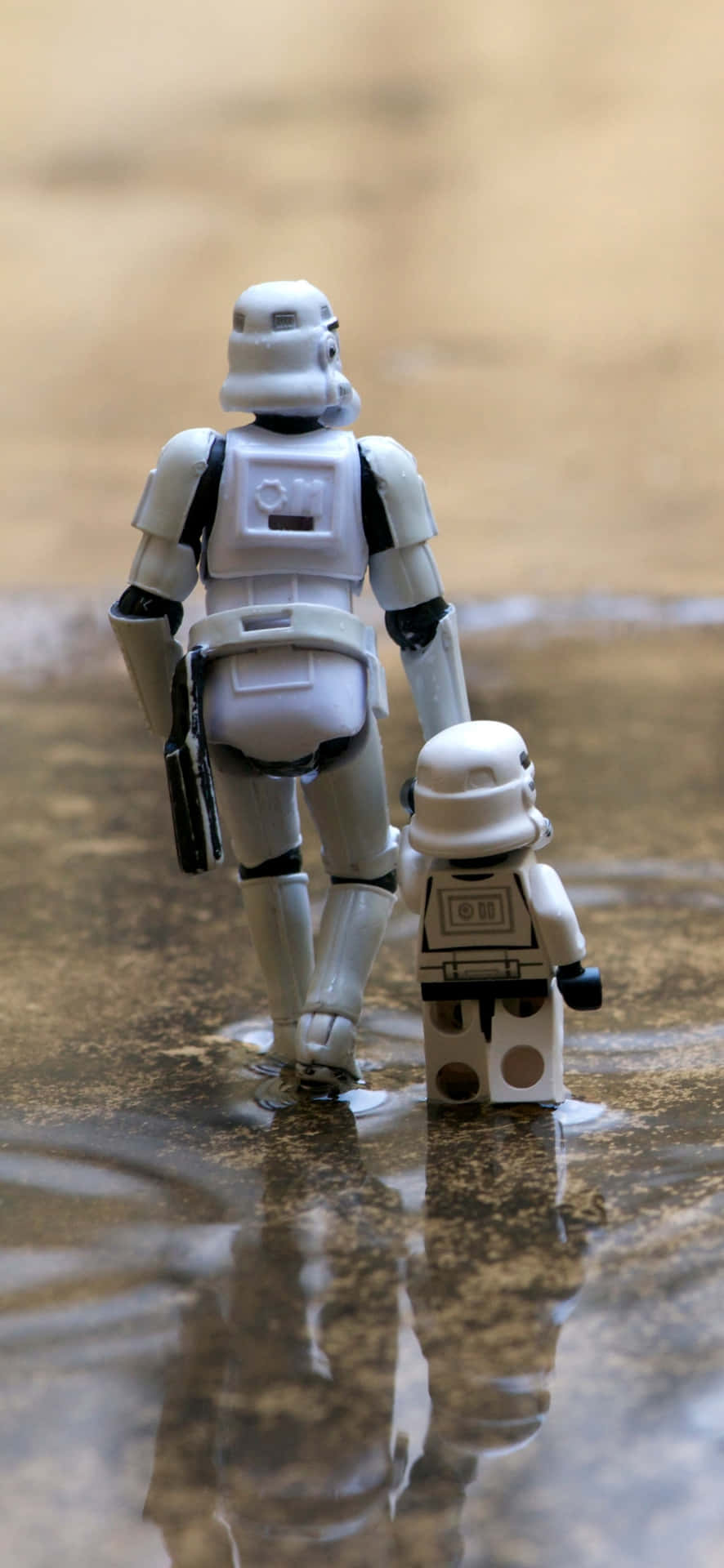 The Force Is Strong With These Two! Background