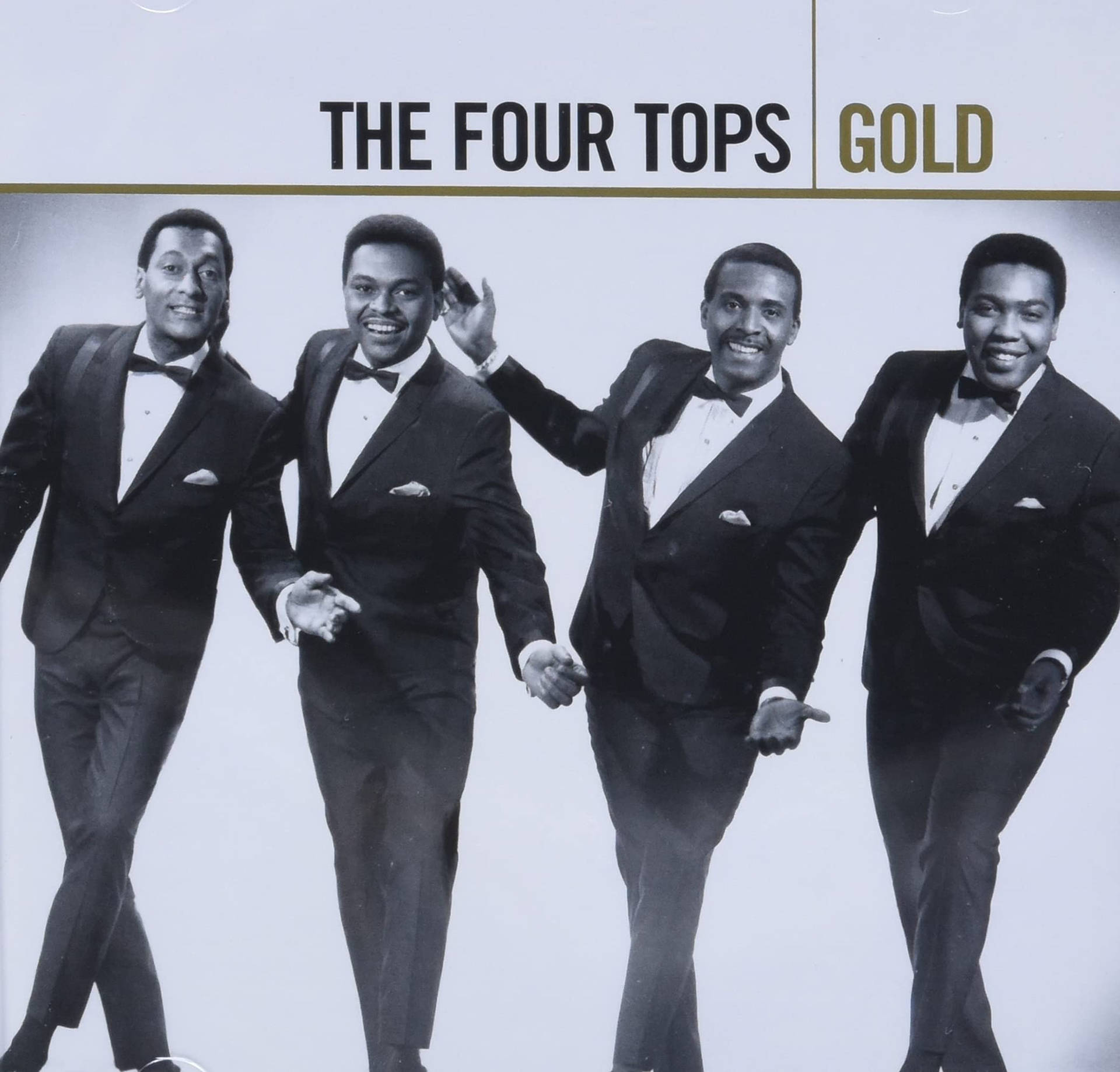 The Four Tops Gold Album Cd Cover Background