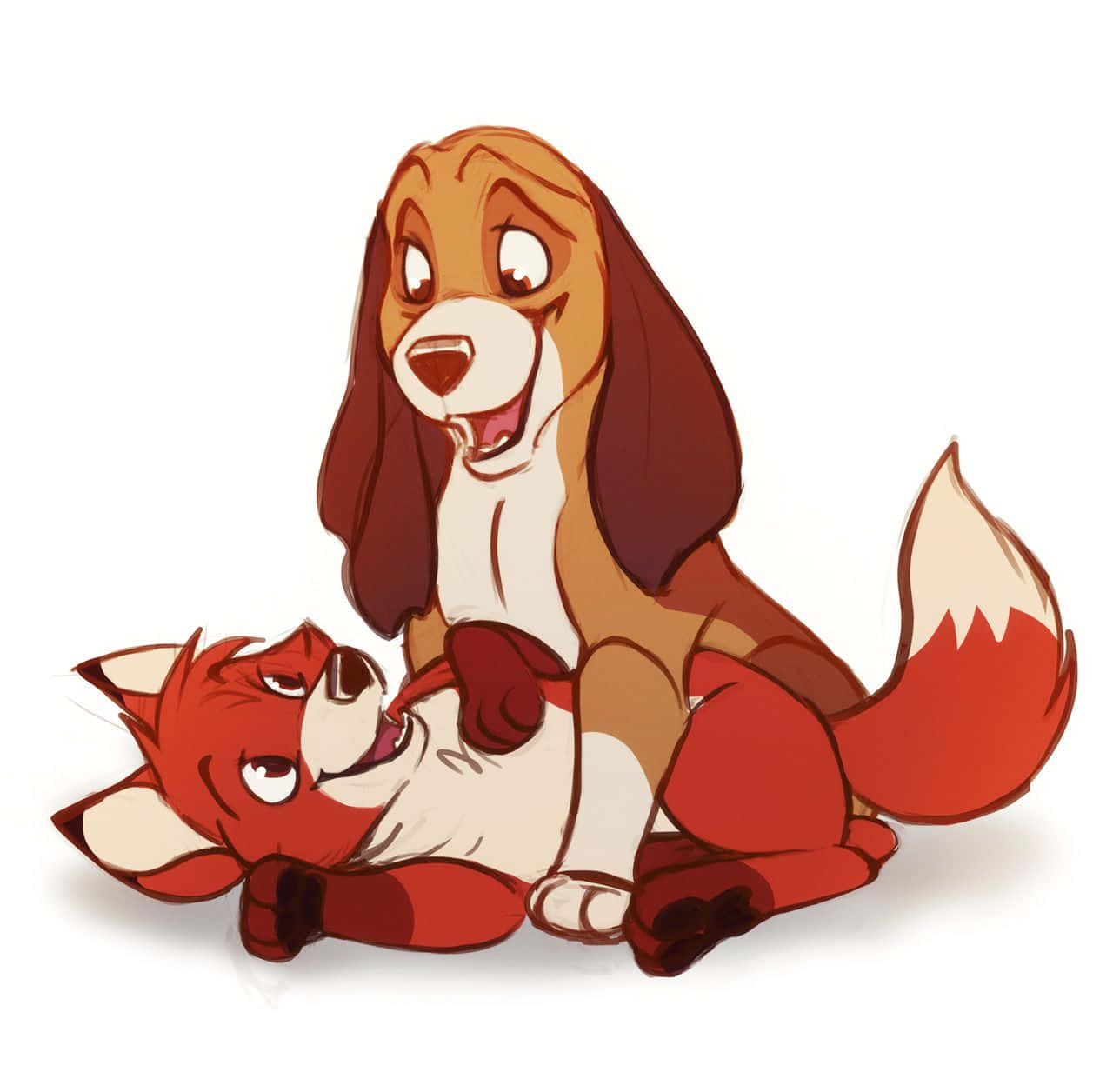 The Fox And The Hound: Unlikely Friendship Background