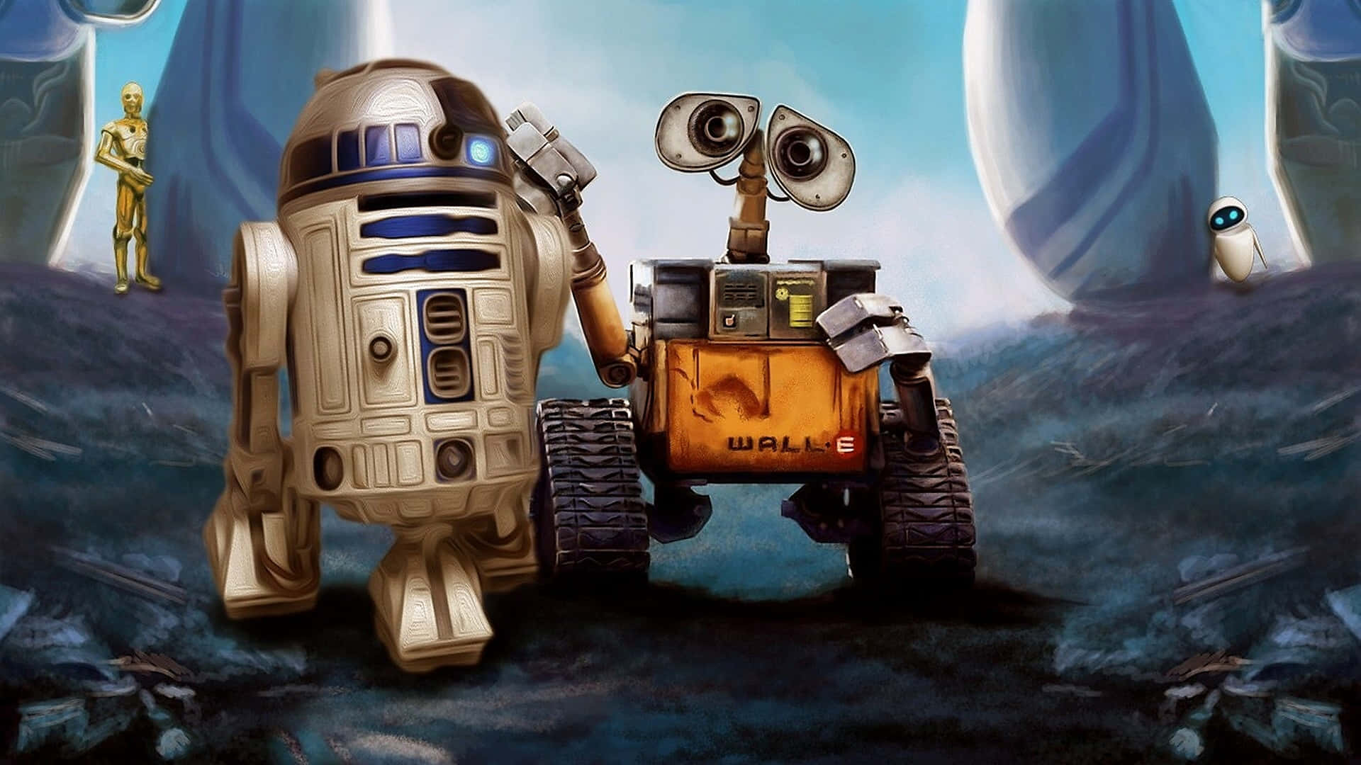 The Friendly And Helpful R2d2 Background