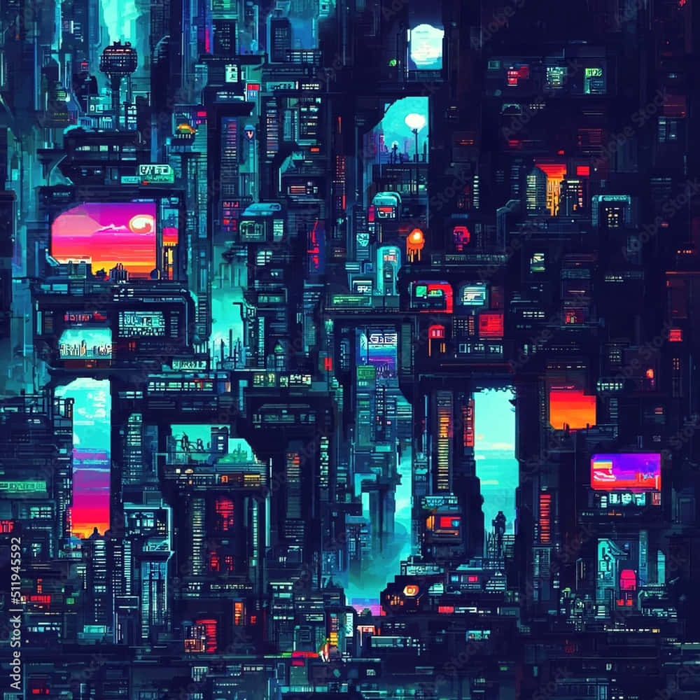 The Future Begins Here: Exploring A Gleaming Technological Utopia Background