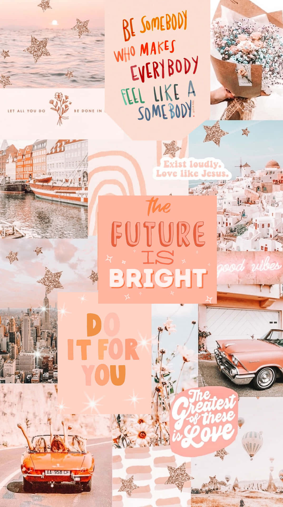 The Future Bright By Sarah Saunders Background