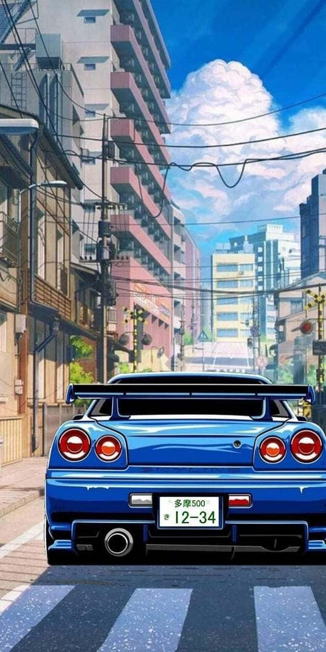 The Futuristic Nissan Skyline Smartphone
