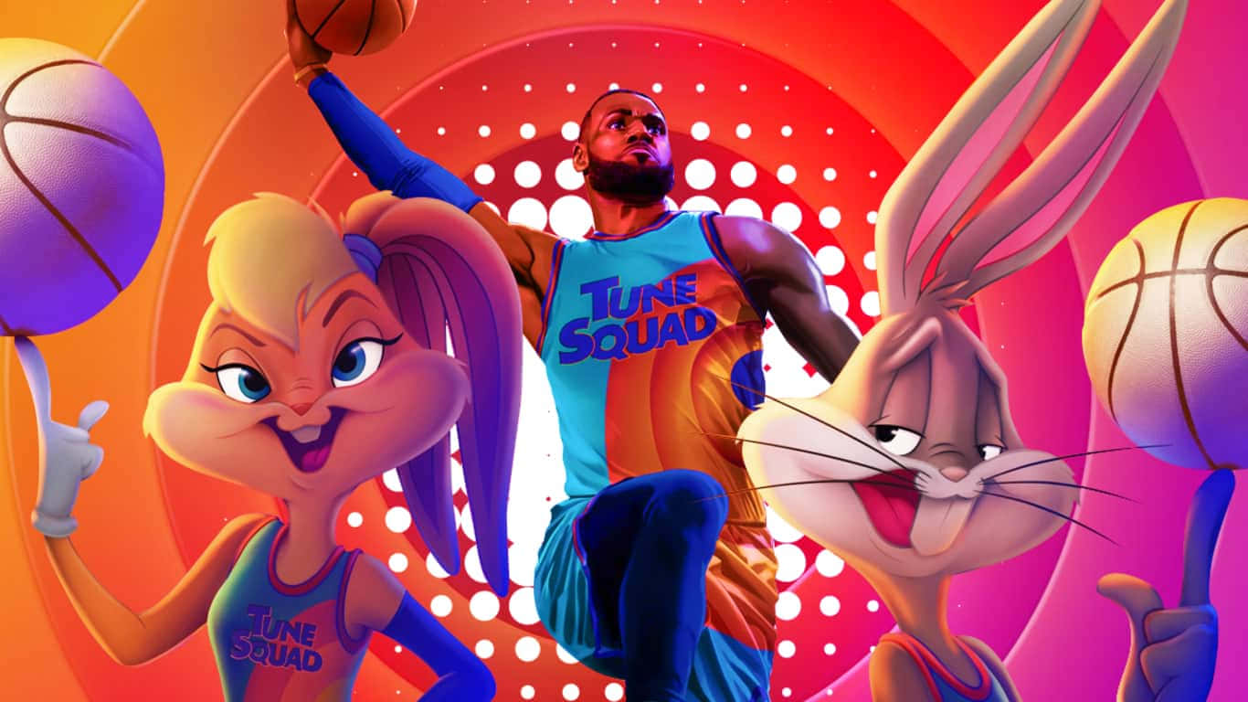 The Gang From Space Jam A New Legacy Celebrate Their Victory Background