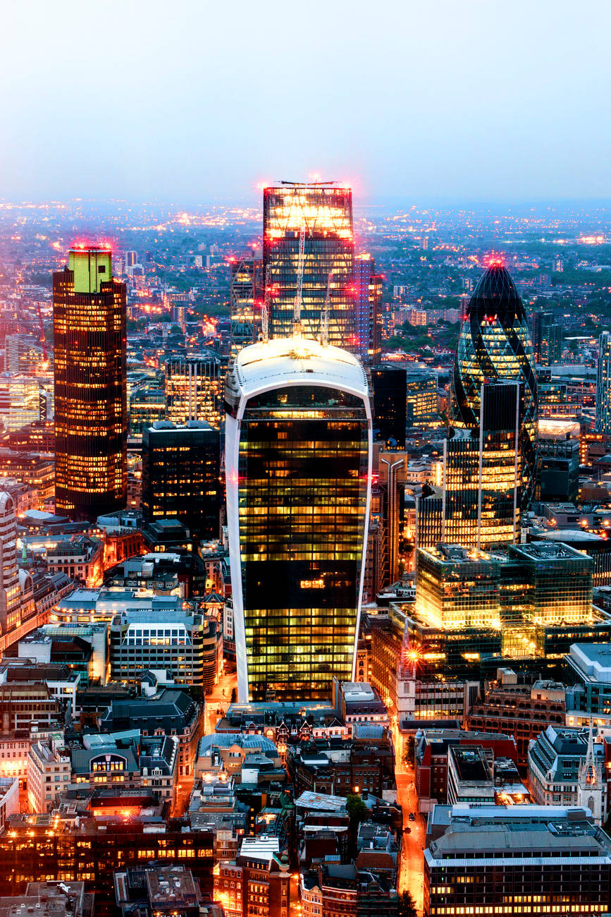 The Gherkin At London Background