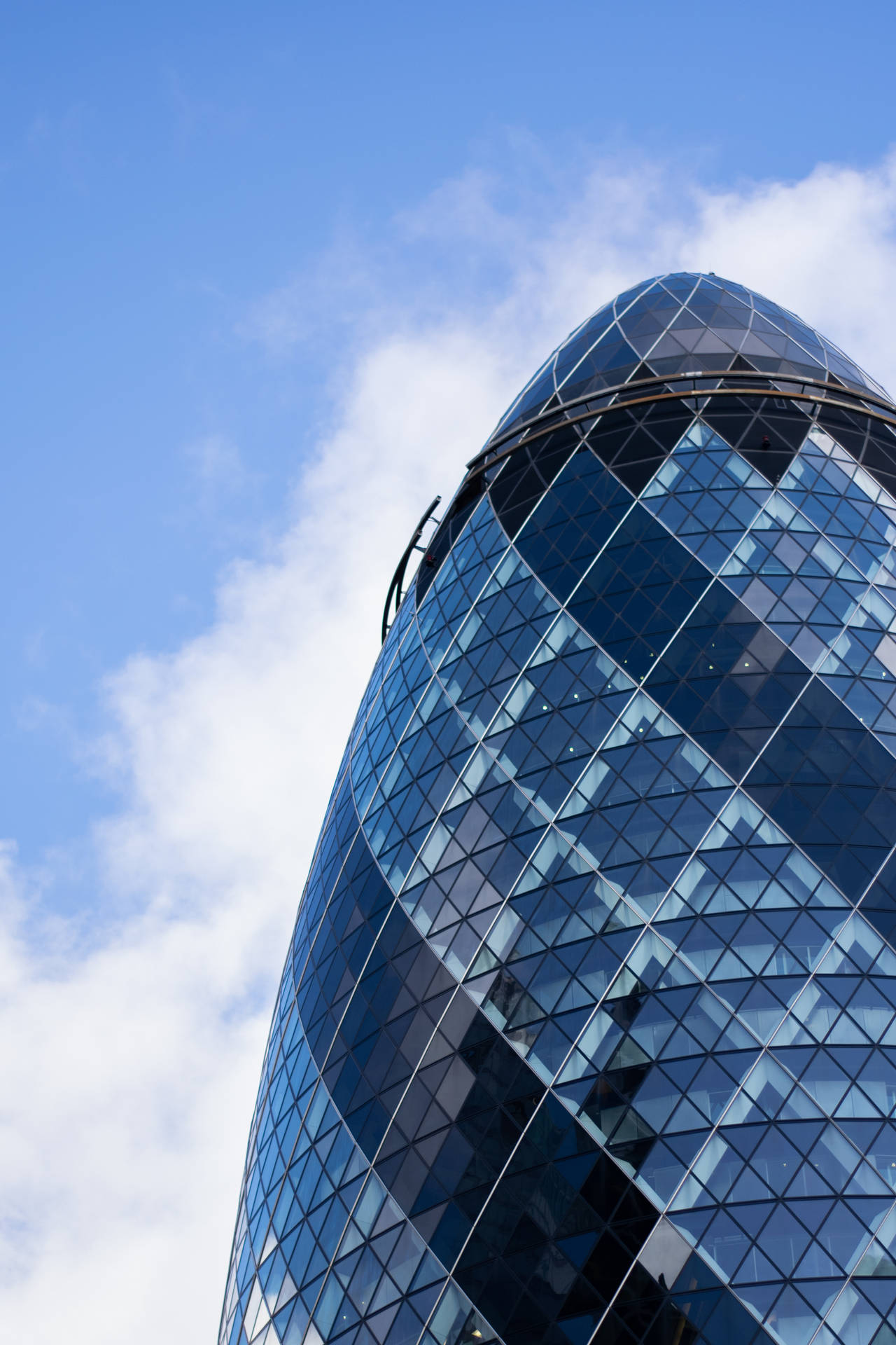 The Gherkin By The Sky Background