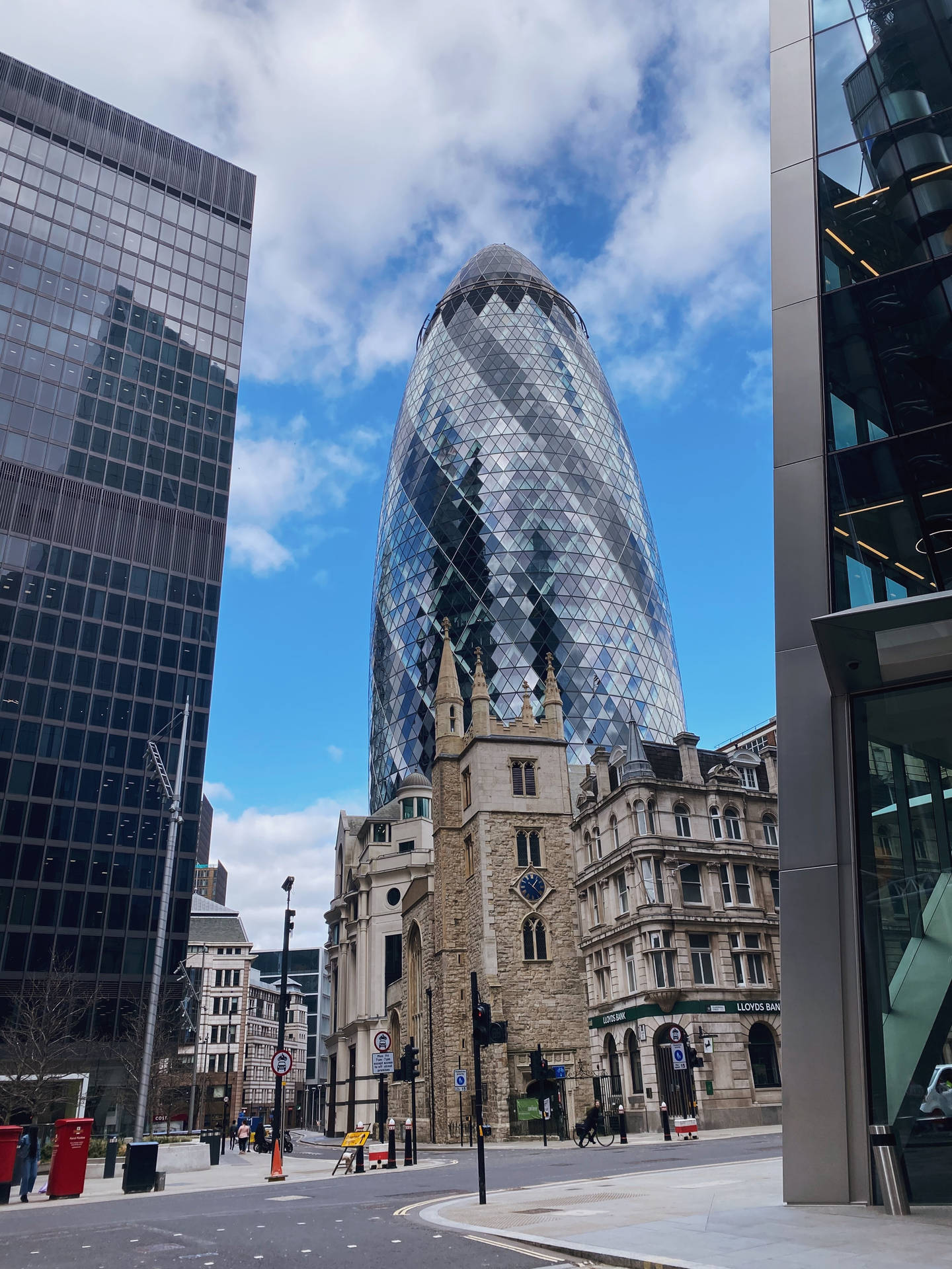 The Gherkin From Across