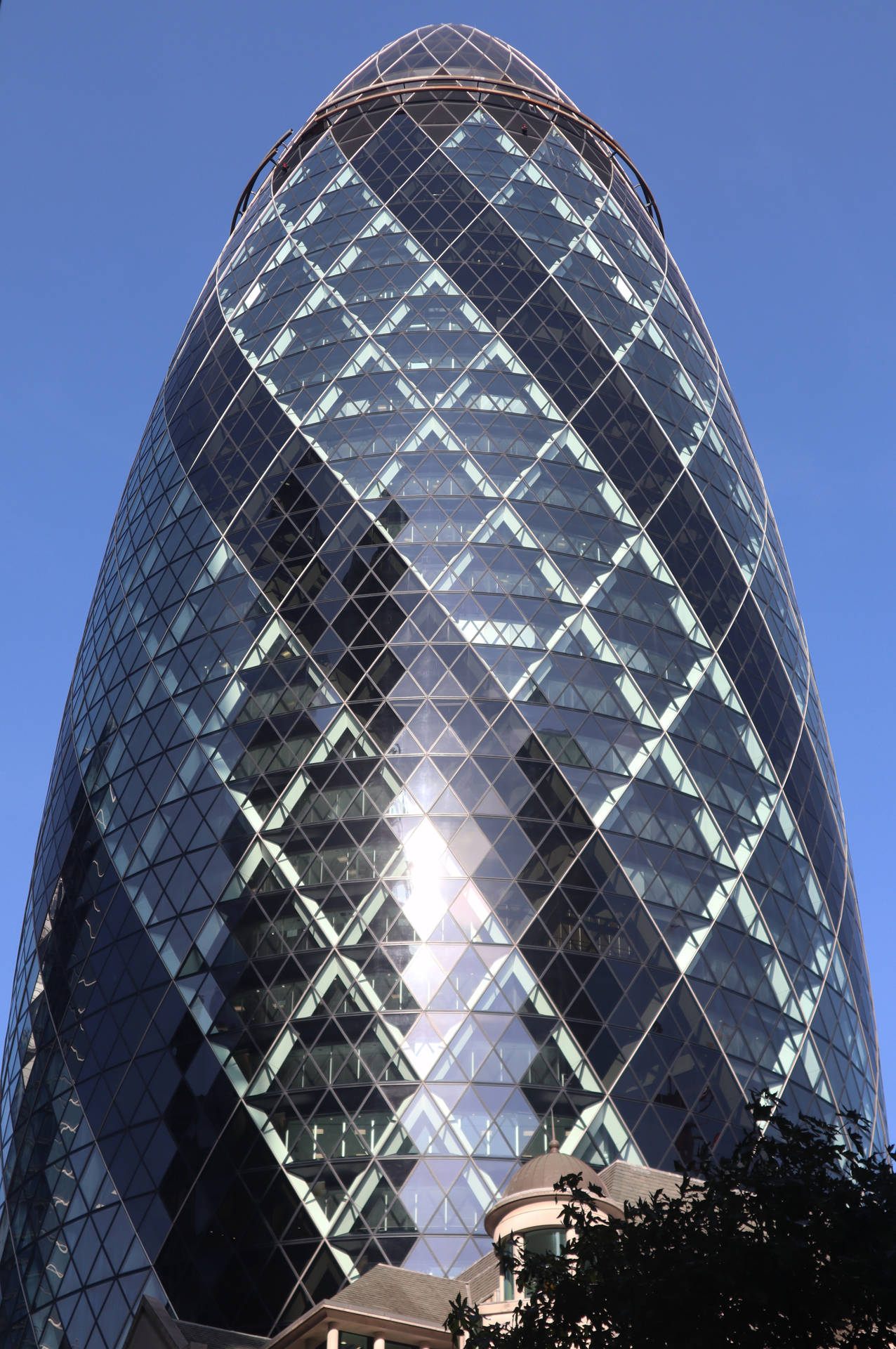 The Gherkin Glass Bullet Background