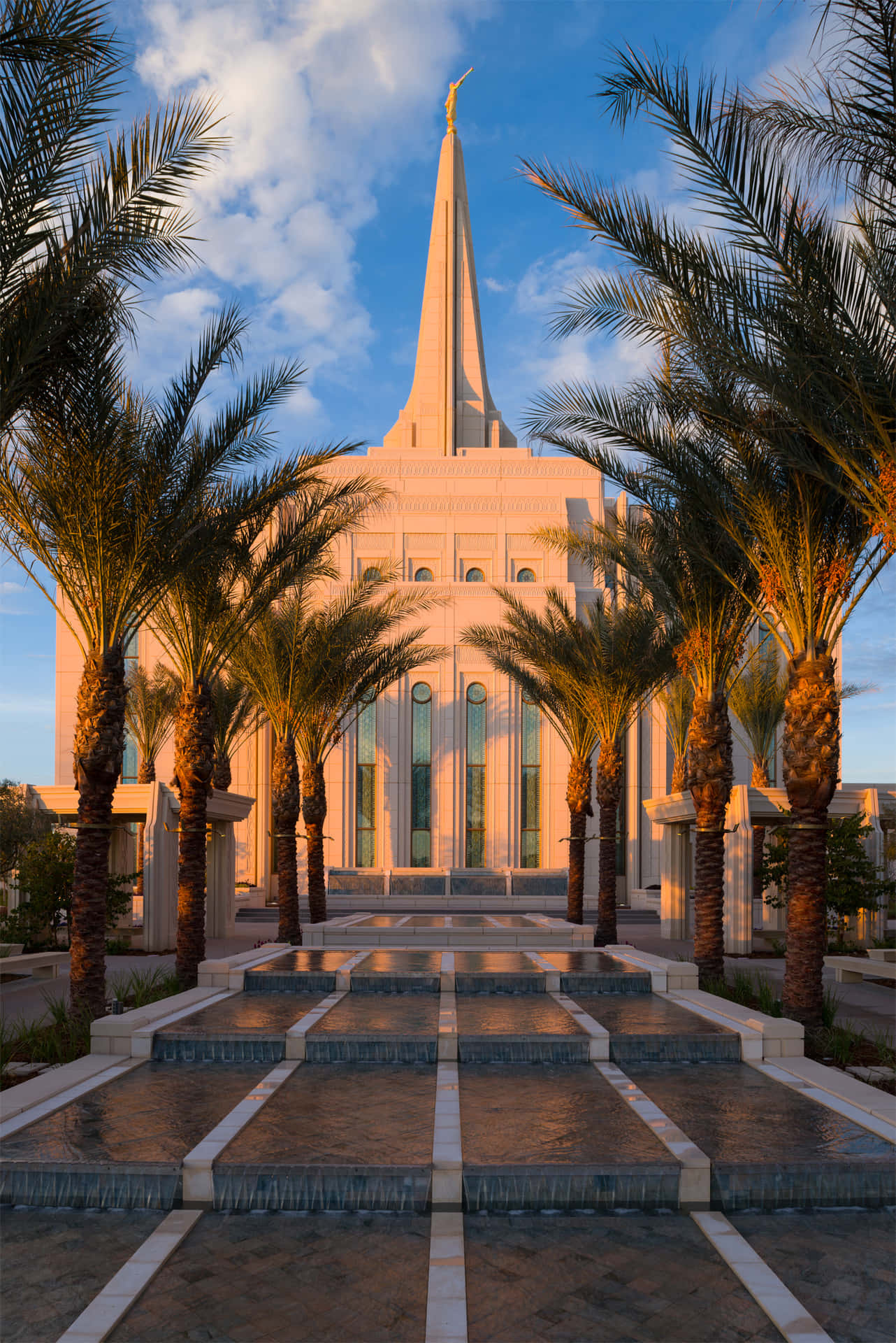 The Gilbert Arizona Mormon Temple Background