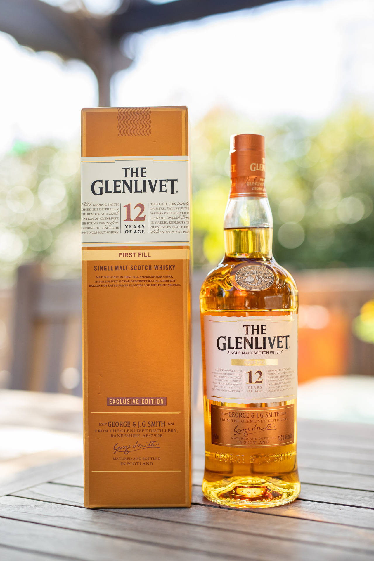 The Glenlivet 12 Year First Fill Background