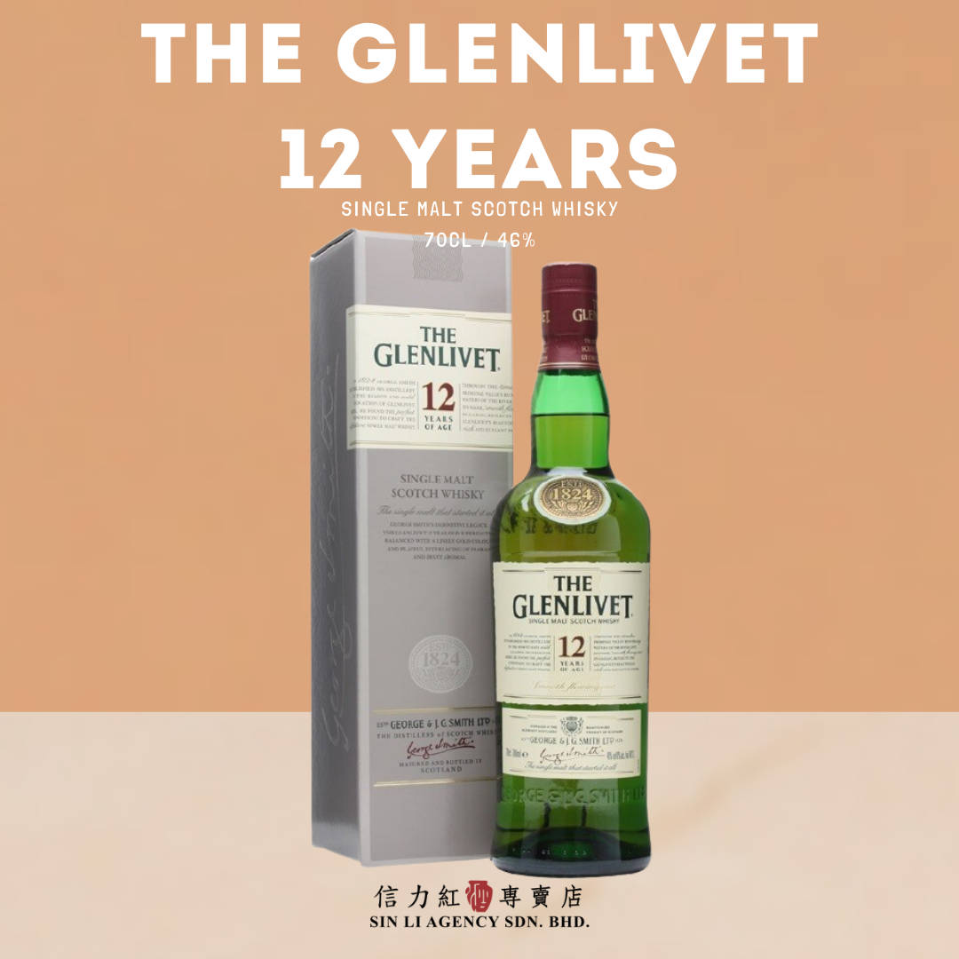 The Glenlivet 12-year-old Single Malt Scotch Whisky In A 700ml Bottle Background