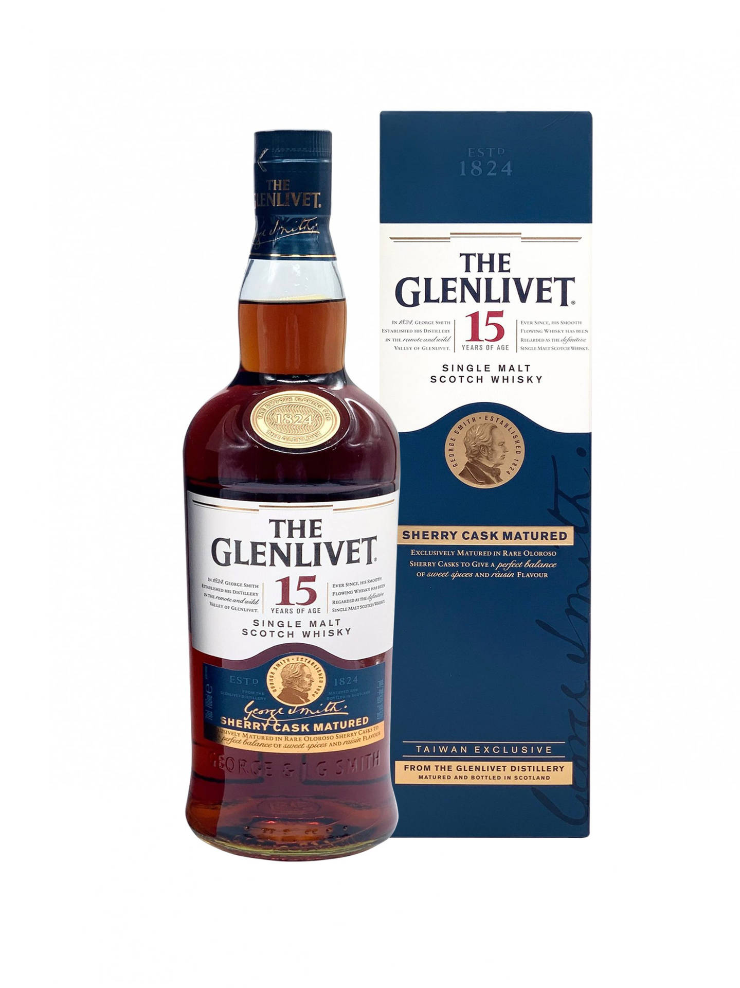 The Glenlivet 15-year Old Taiwan Exclusive Whiskey Background