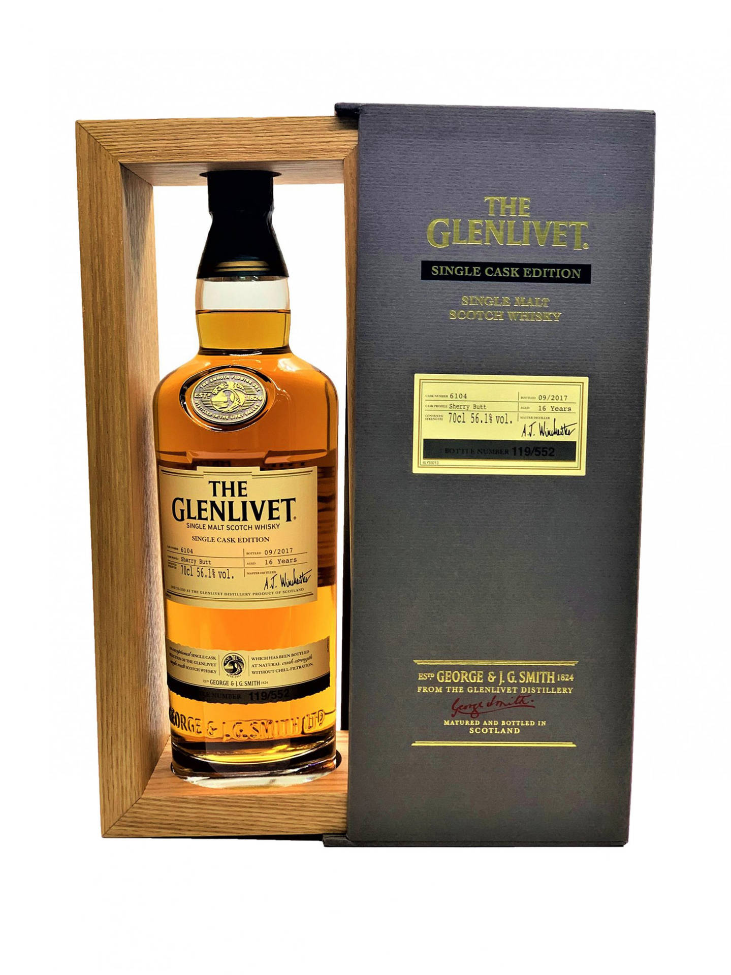 The Glenlivet 18-year-old Scotch Whiskey Background