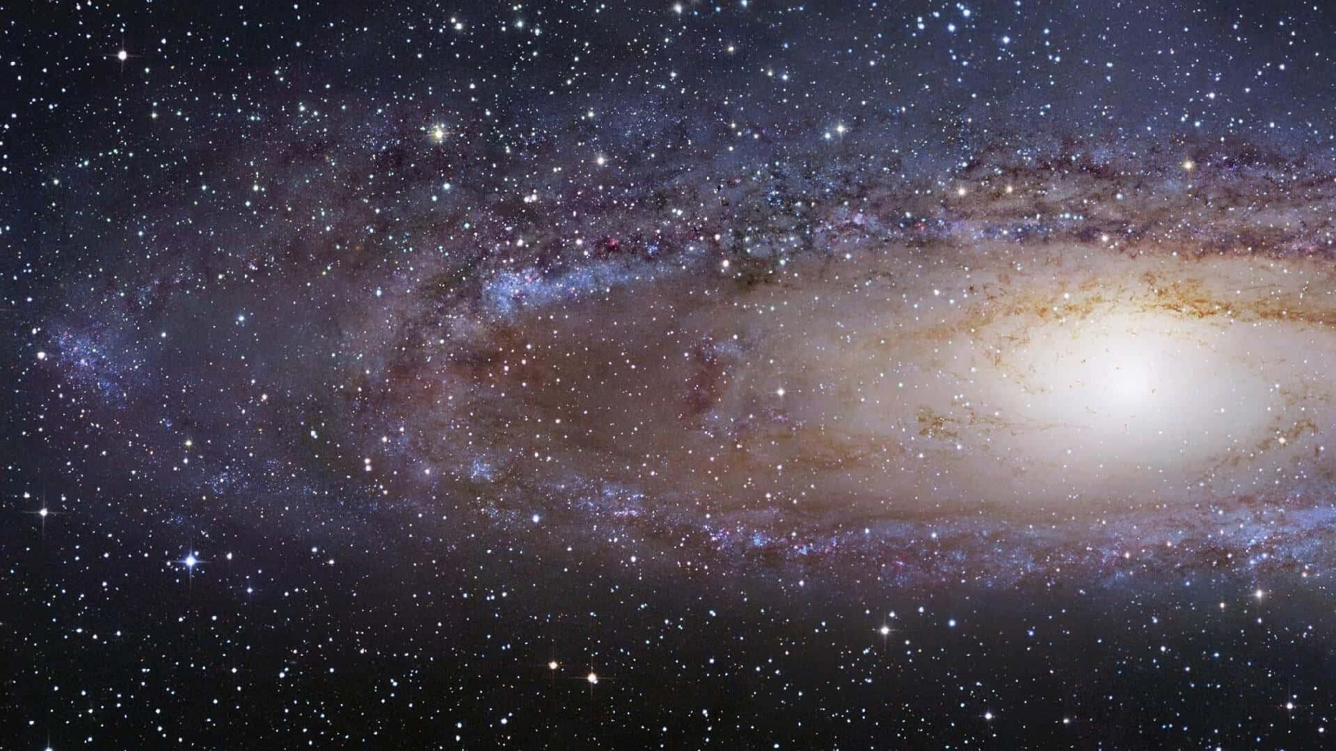 The Glorious Image Of The Andromeda Galaxy, 4k Resolution Background